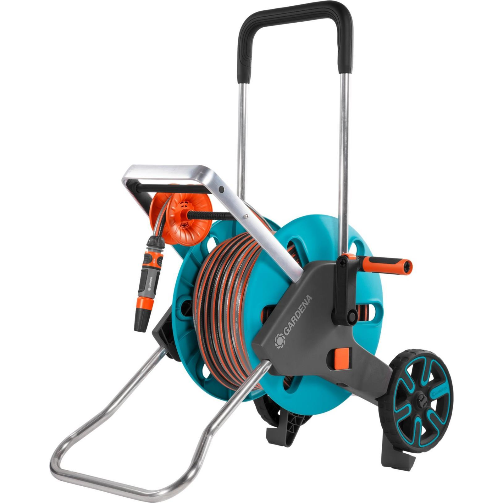 Gardena CleverRoll M Easy Set Hose Reel Turquoise Grey 20 Metres