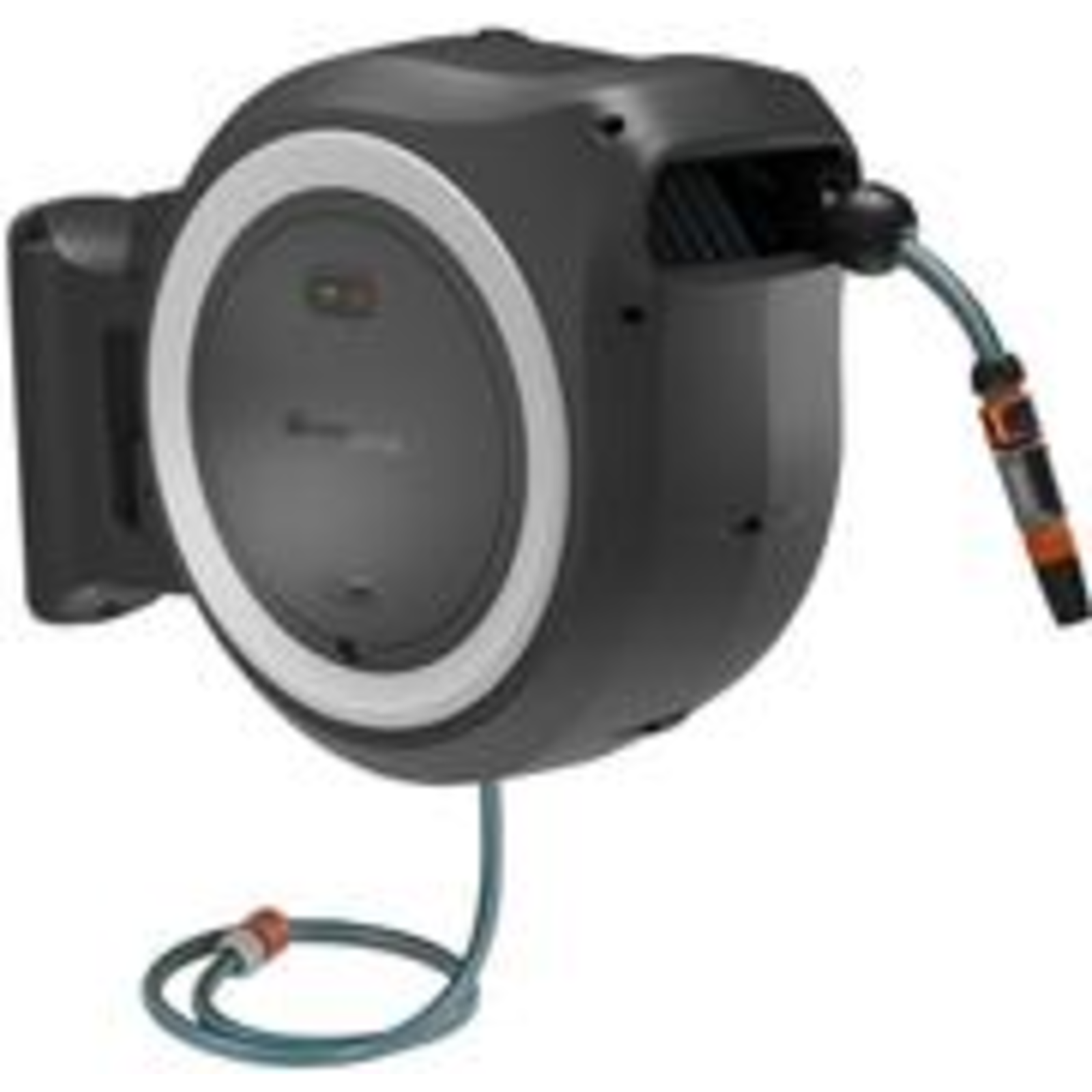 Gardena PowerRoll XXL 18V P4A Cordless Wall-mounted Hose Box 40 Metres Grey White