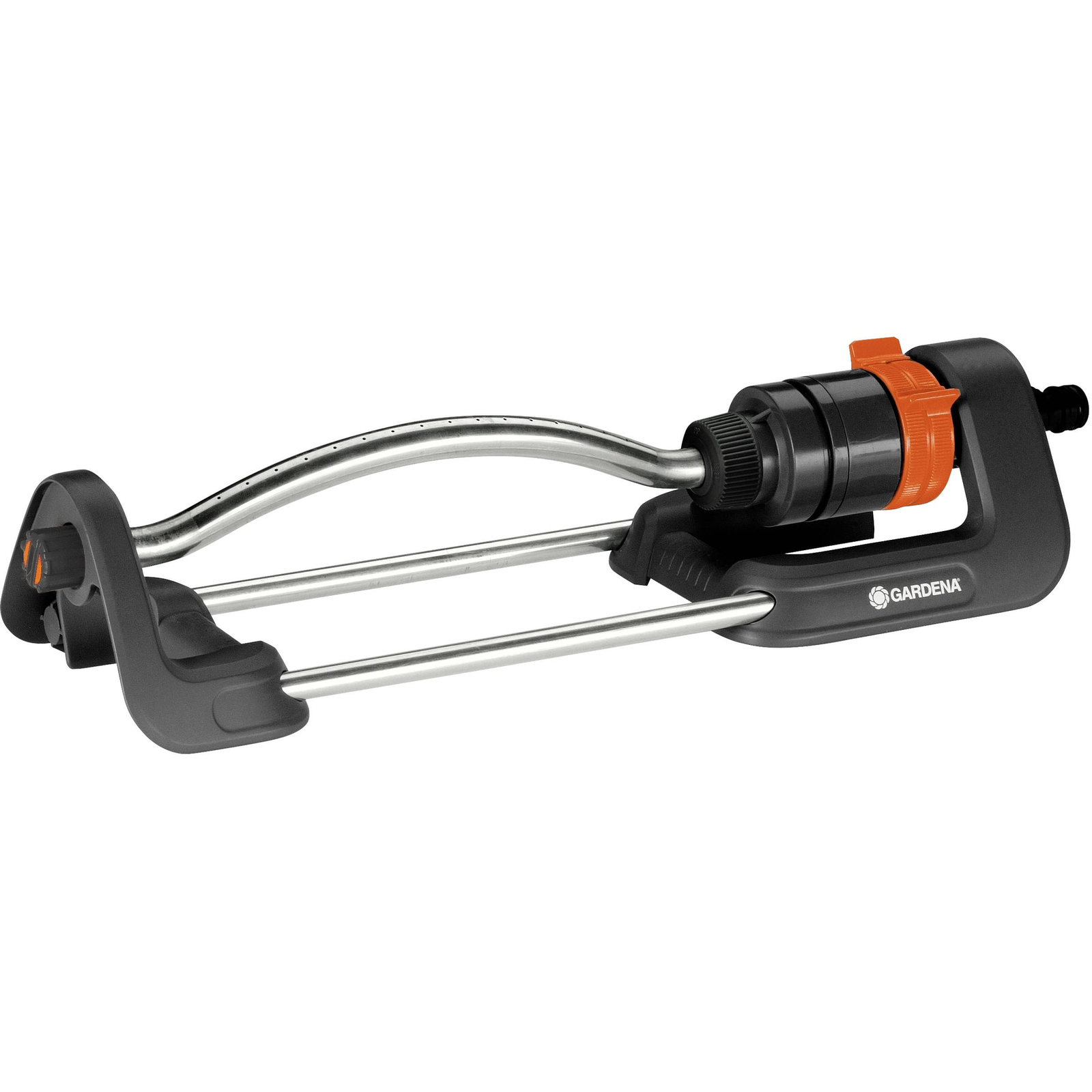 Gardena Aqua S Square Sprinkler Grey orange