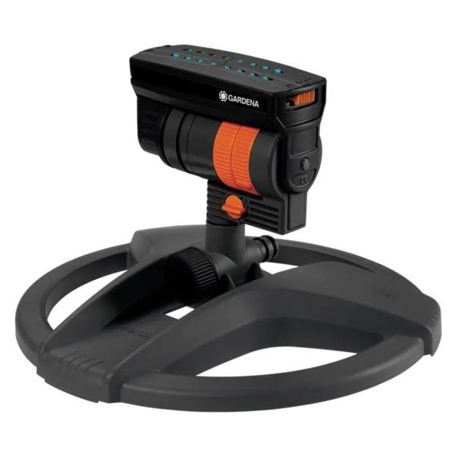 Gardena AquaZoom Compact Square Sprinkler Grey orange