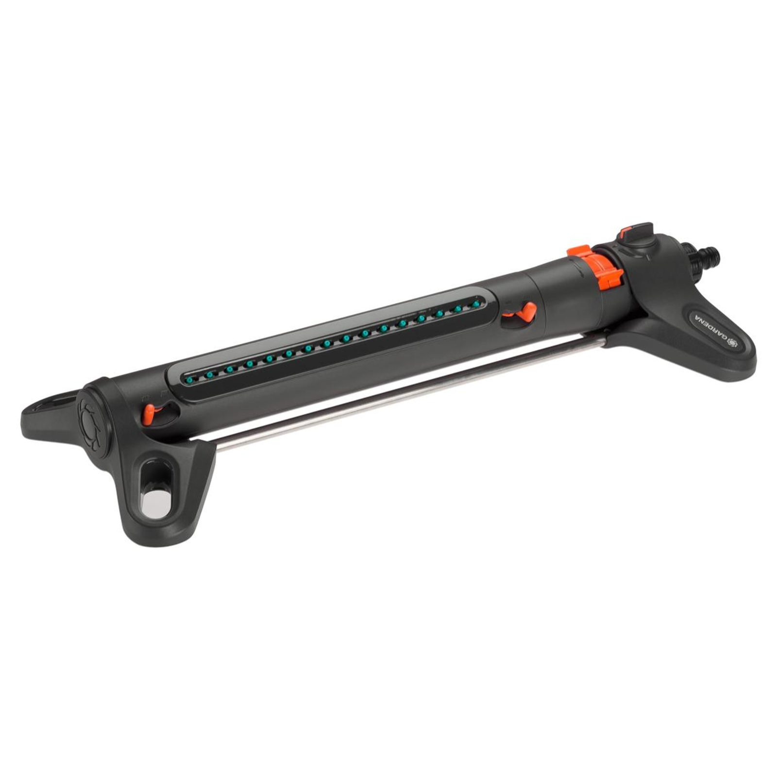 Gardena AquaZoom M Square Sprinkler Grey orange