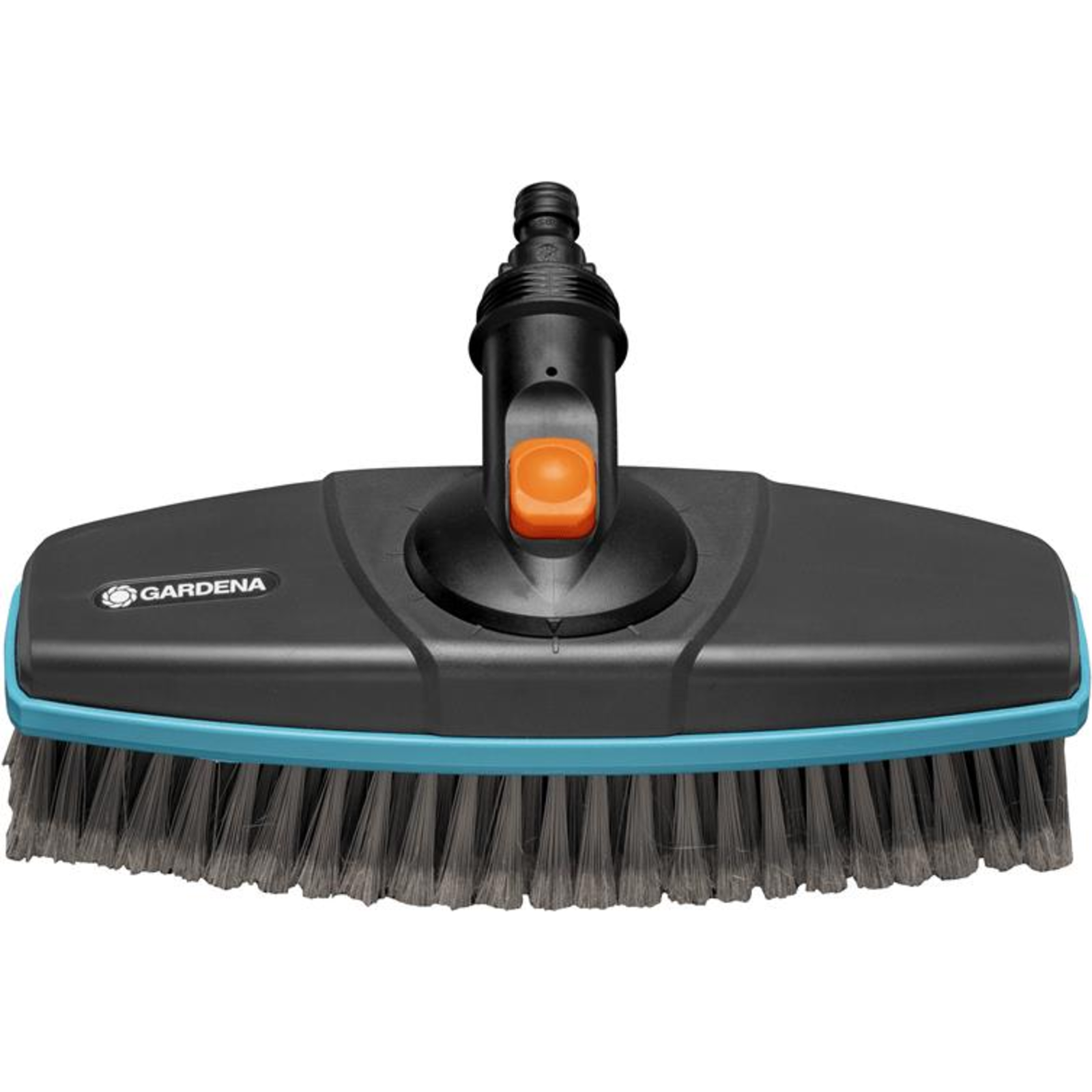 Gardena Cleansystem Soft Handle Brush Grey Turquoise All-round Soft Plastic Strip