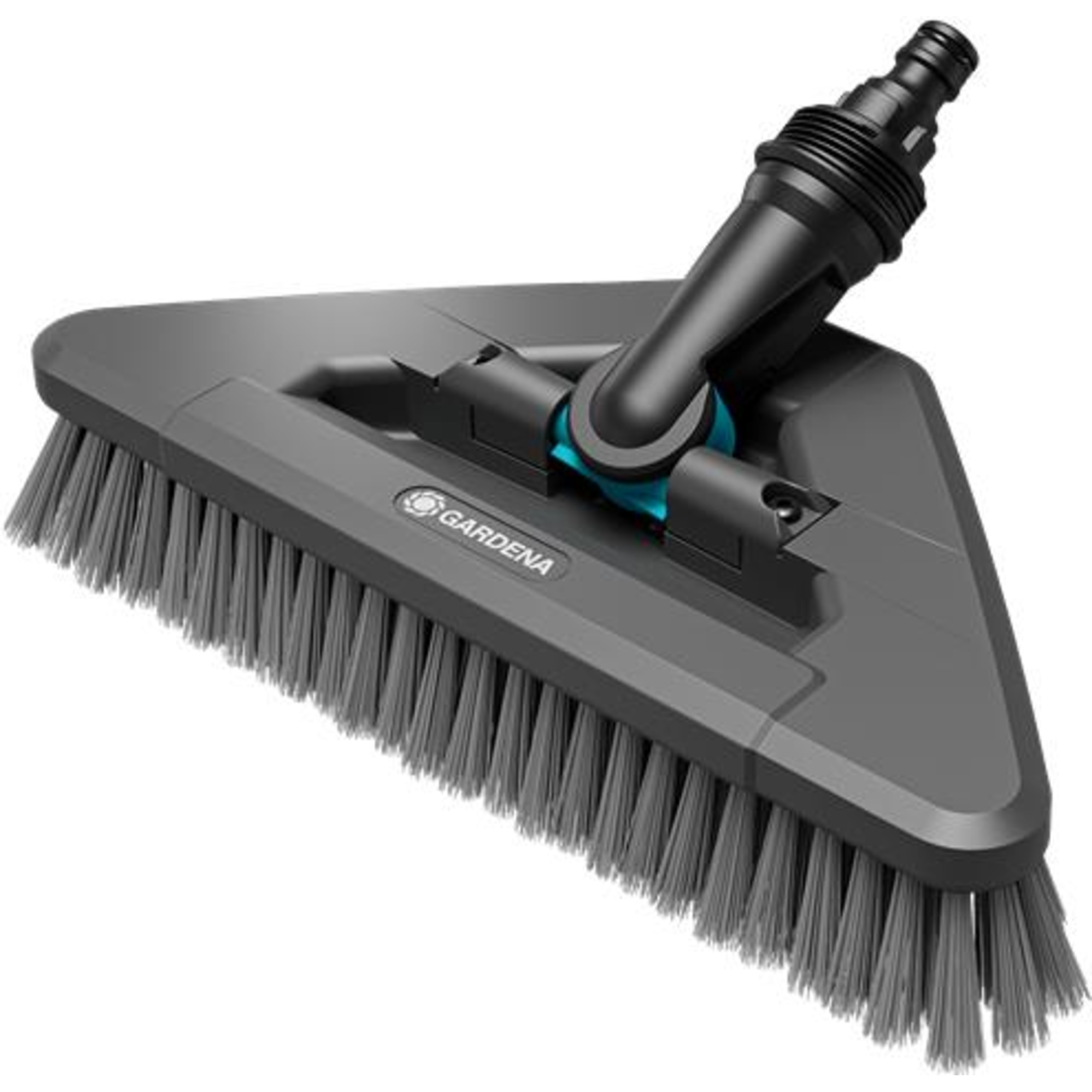 Gardena Cleansystem Handle Brush Soft Flex Grey 360 Swivel Joint