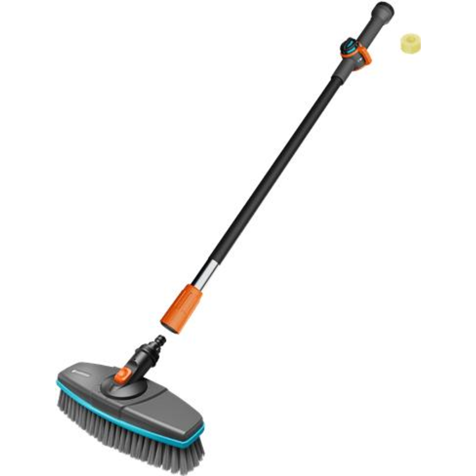 Gardena Cleansystem Washing Set Hard with Handle M Grey Turquoise Working Width 27cm