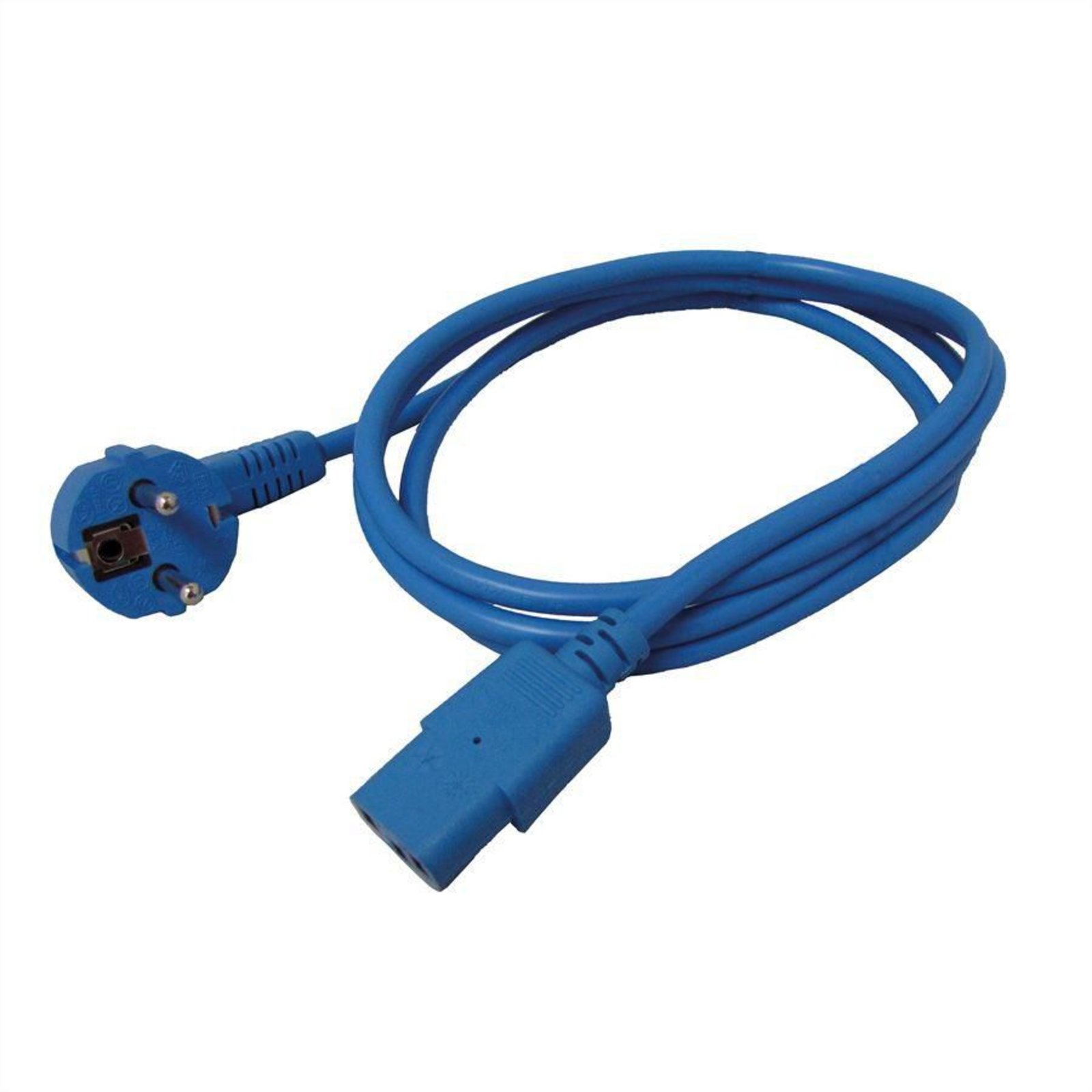 ROLINE Power Cable CEE 7/7 (M) Angled to IEC 60320 C13 Straight