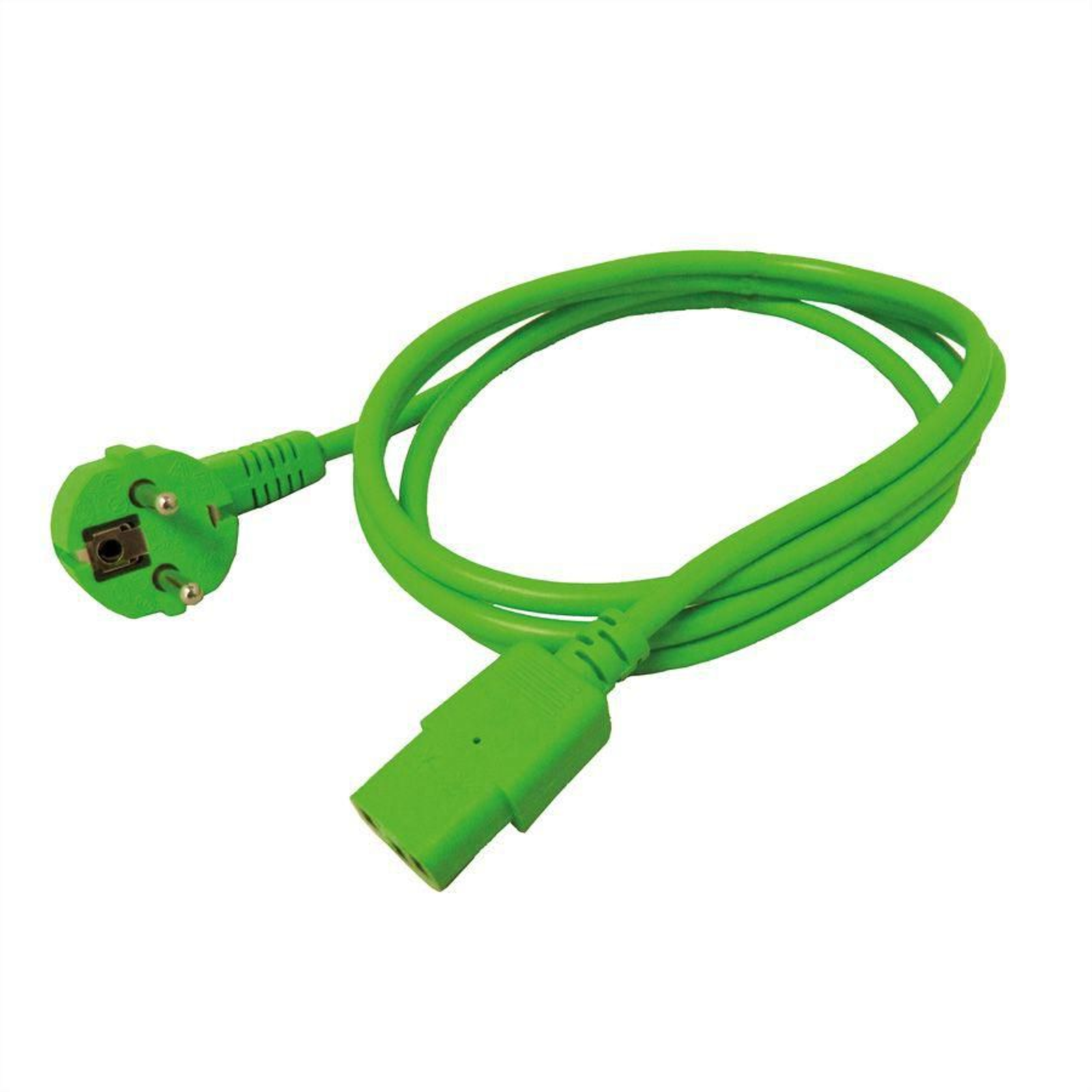 ROLINE Power Cable CEE 7/7 (M) Angled to IEC 60320 C13 Straight