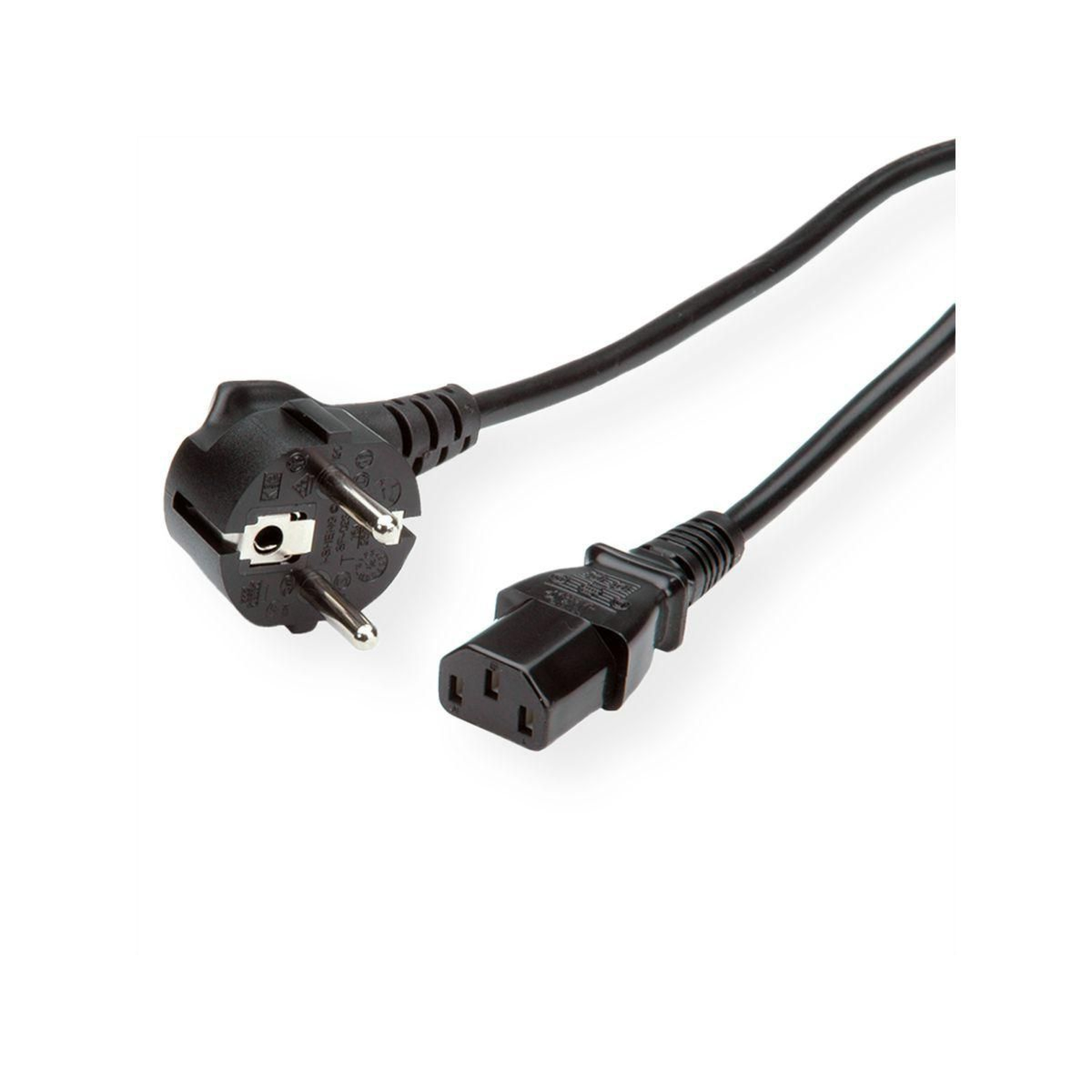 ROLINE Power Cable Straight IEC Socket Black 3 M