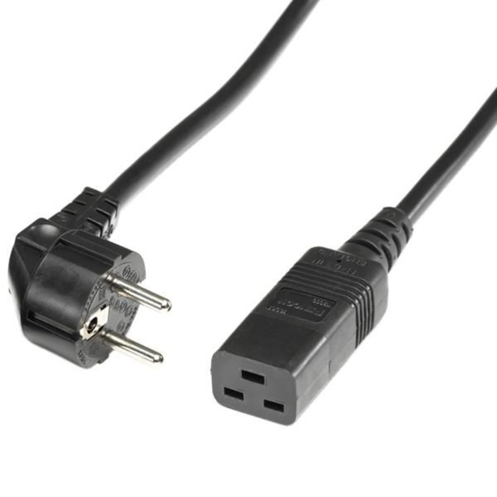 Roline 19.08.1552 Power Connection Cable Black 2.00 M
