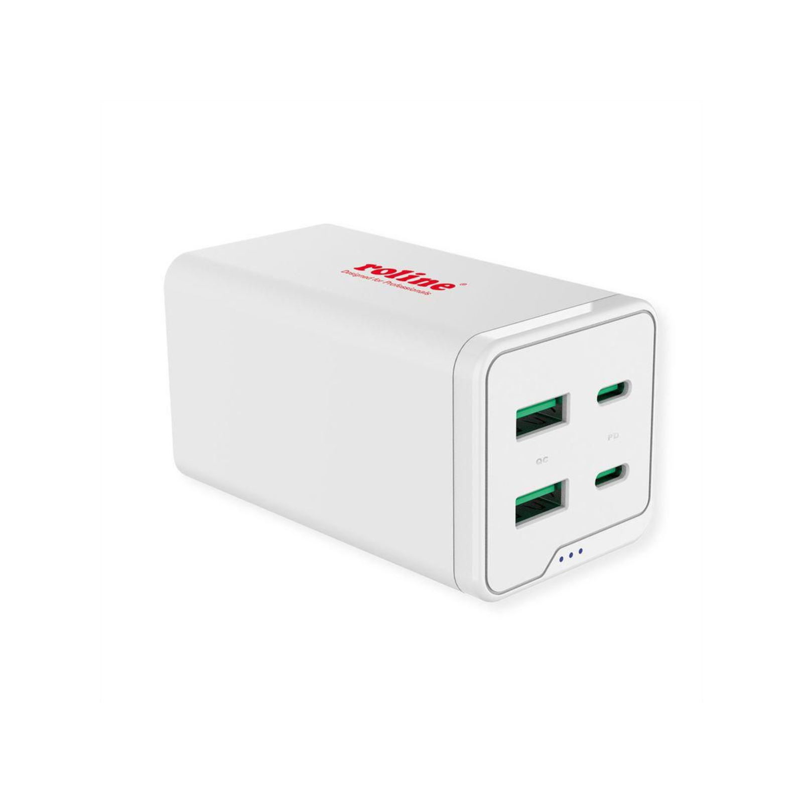 USB Charger 120W 4 Ports 2x USB-C+ USB-A QC