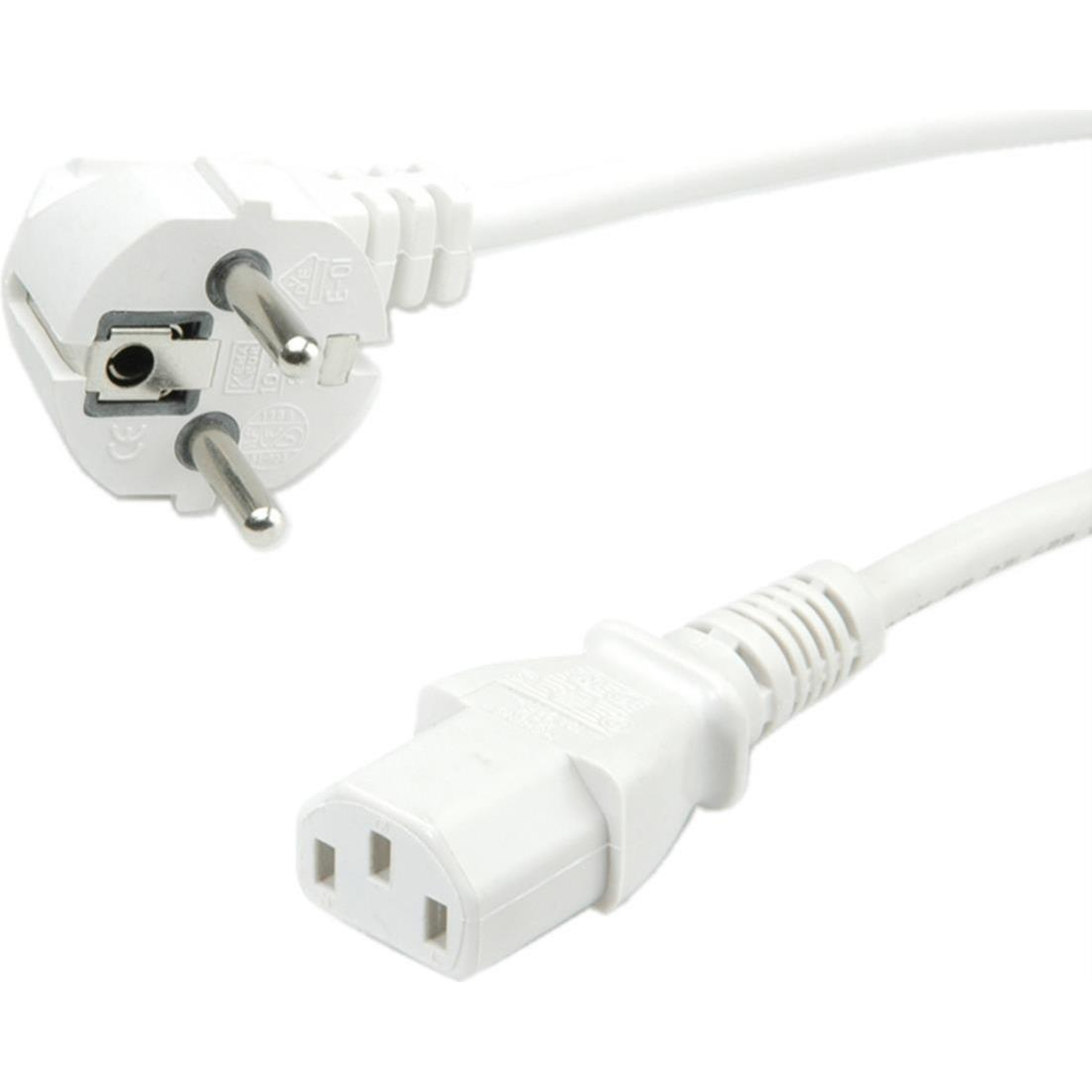 ROLINE GREEN Power Cable with Predection C13 LSOH 0.8 M White Power/power Supply 0.8 M