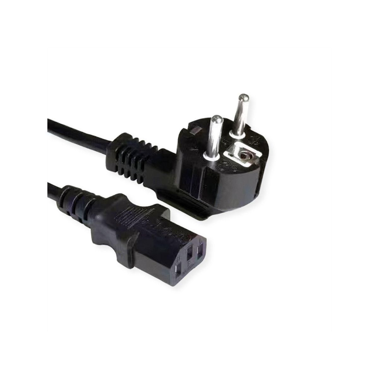 VALUE Power Cable CEE7/7 Angled + IEC-C13 Straight 3x1.5mm2 3m Power/power Supply 3 M