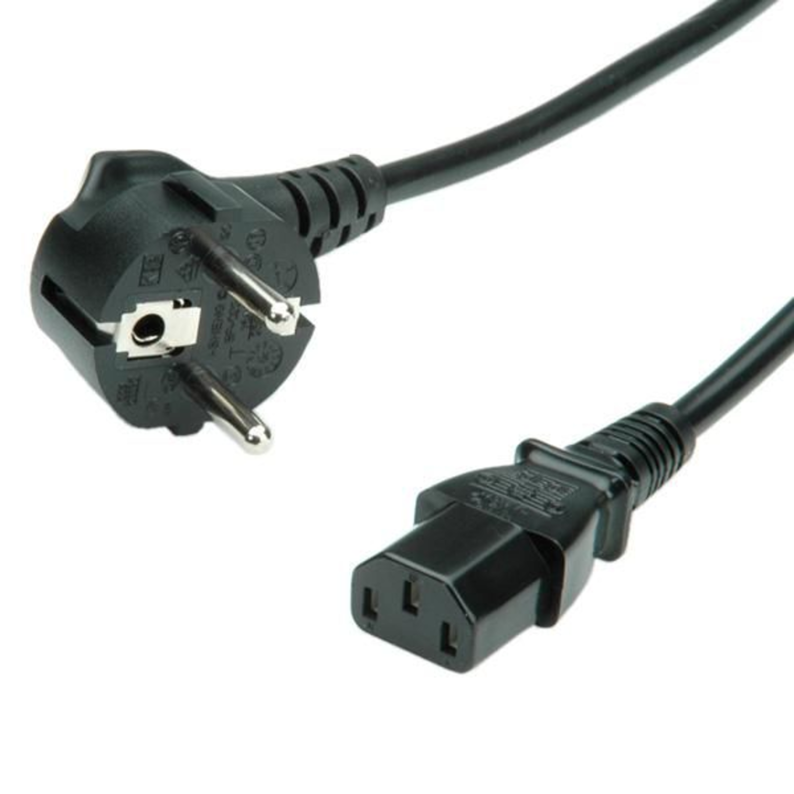 VALUE Power Cable IEC 60320 C13 to CEE 7/7 (M)