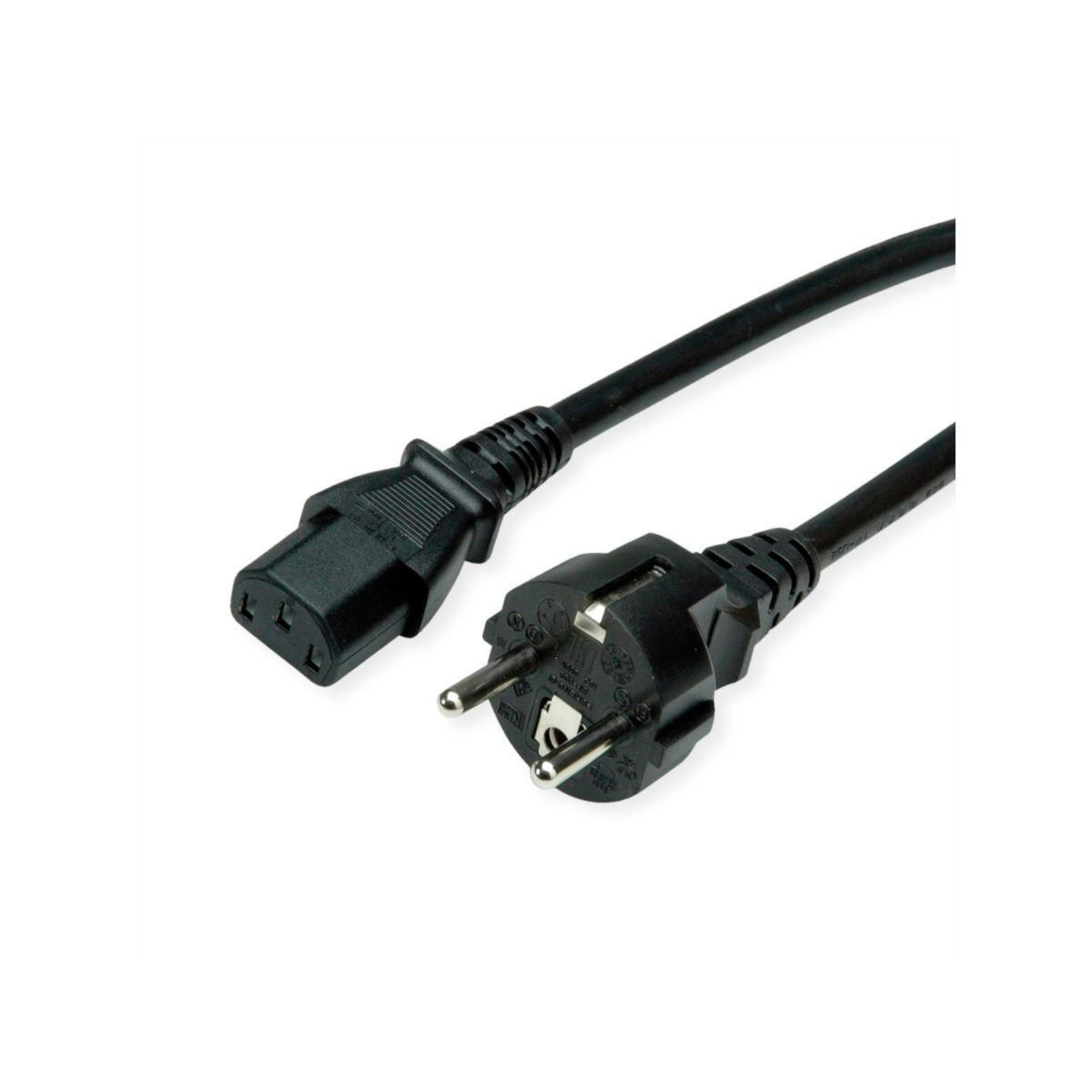 VALUE Power Cable CEE7/7 Straight + IEC-C13 0.6m Power/power Supply 0.6 M 19.99