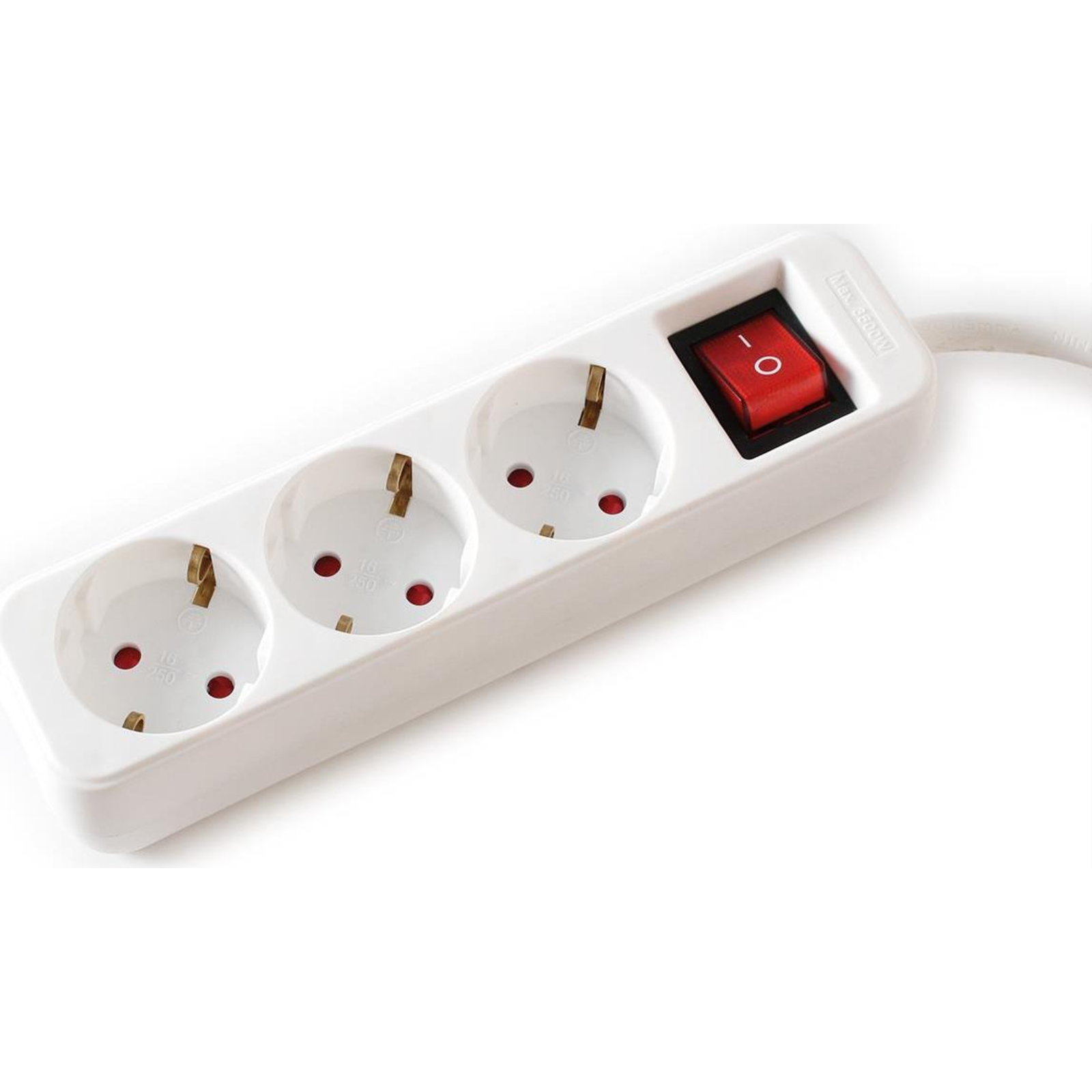 VALUE Multiple Socket Outlet Alternating Current 250 V 3600 Watt Input Input CEE 7/4 A