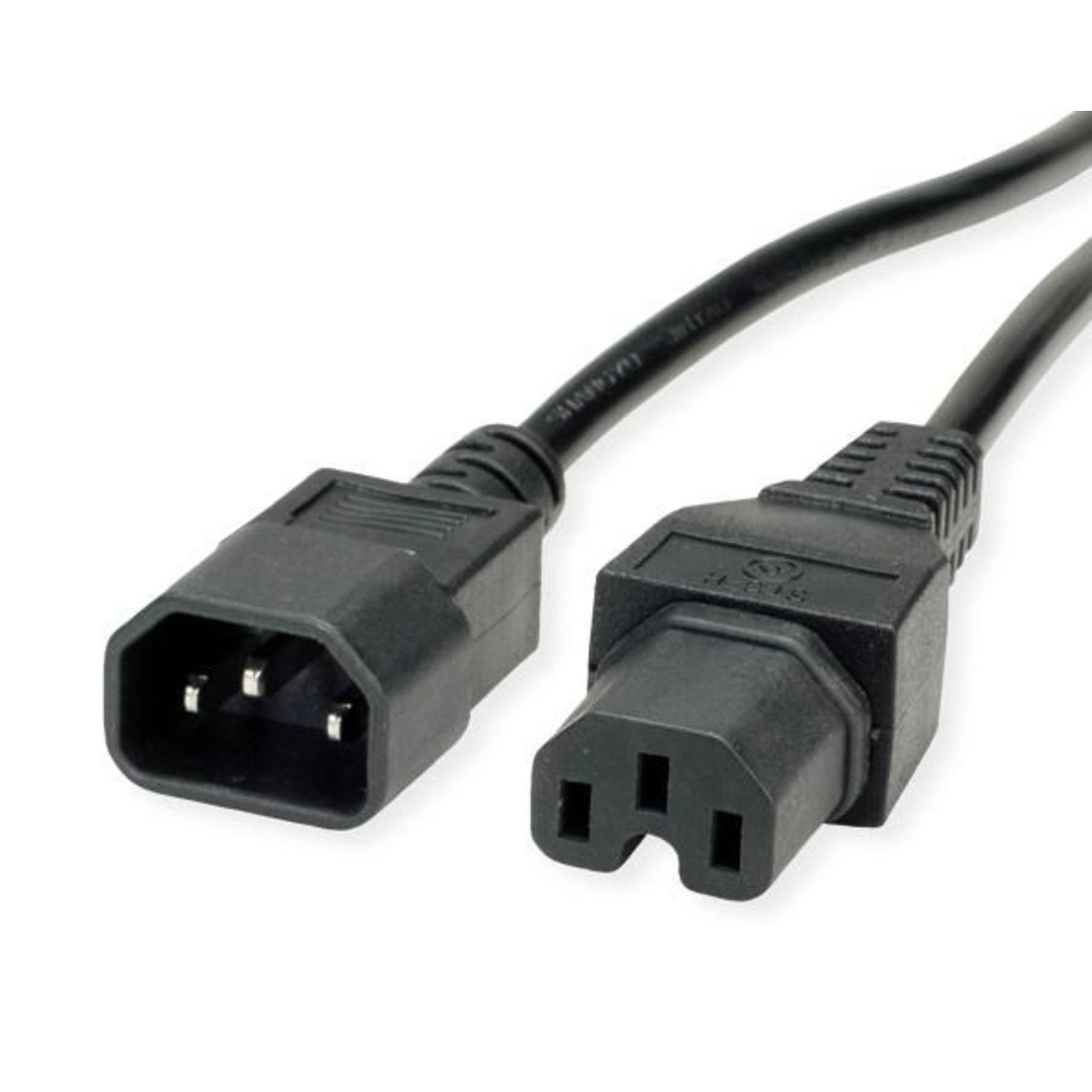 VALUE Power Cable IEC 60320 C14 to IEC 60320 C15