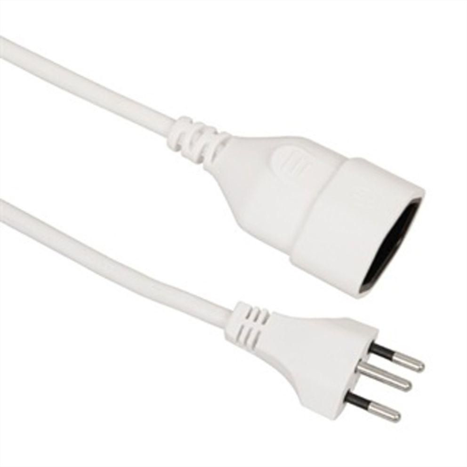 VALUE Extension Cable Type J CH. M/F. White 3.0 M Cable Extension Cable