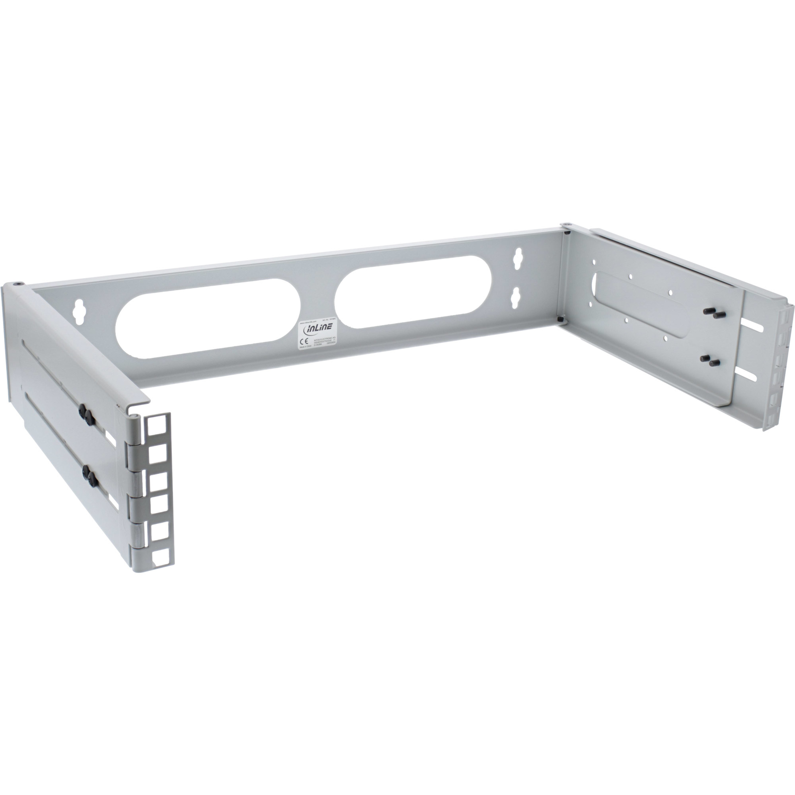 InLine Cabinet Suitable for Wall Mounting Light Grey RAL 7035 2U 48.3 Cm (19inch)