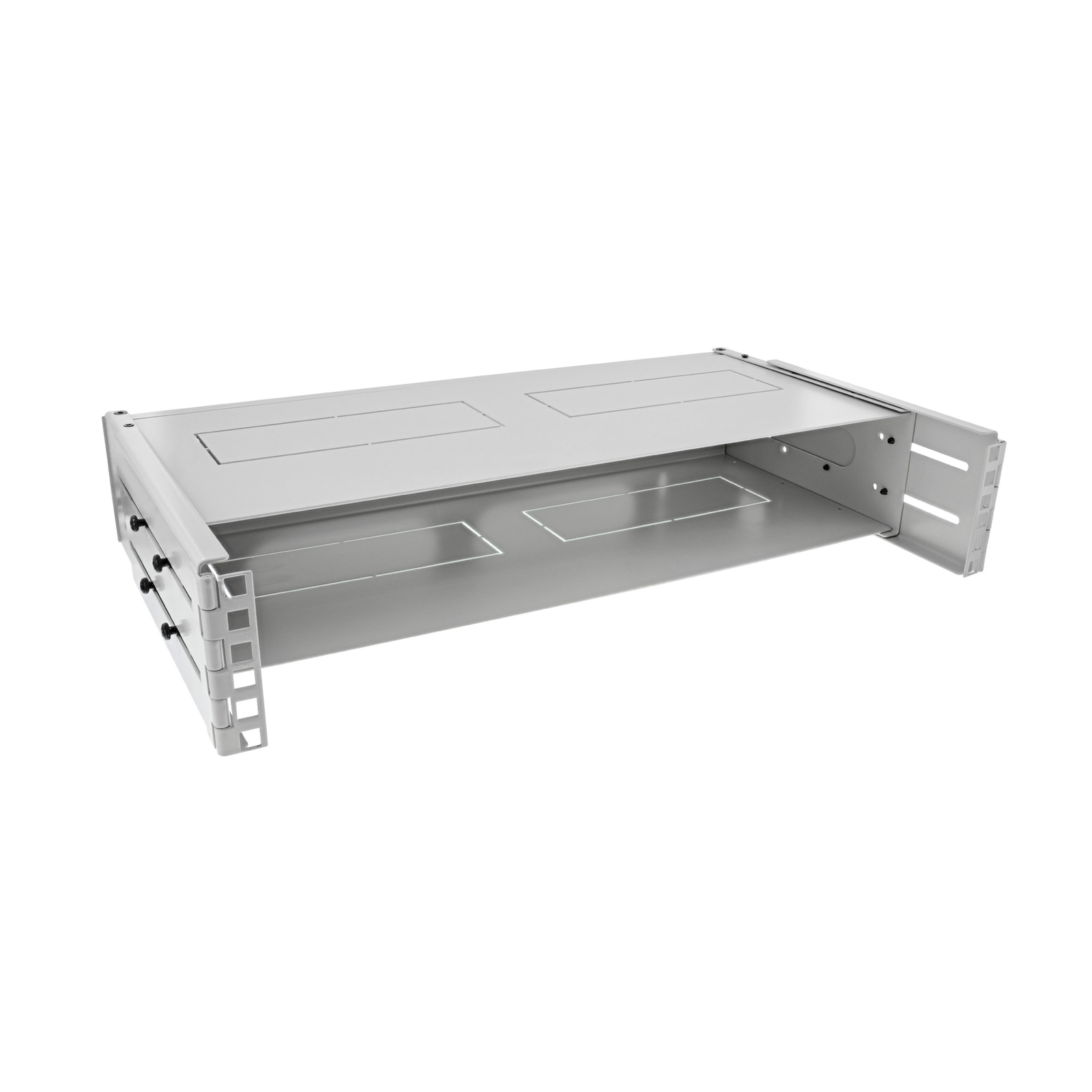 InLine Cabinet Suitable for Wall Mounting Light Grey RAL 7035 2U 48.3 Cm (19inch)