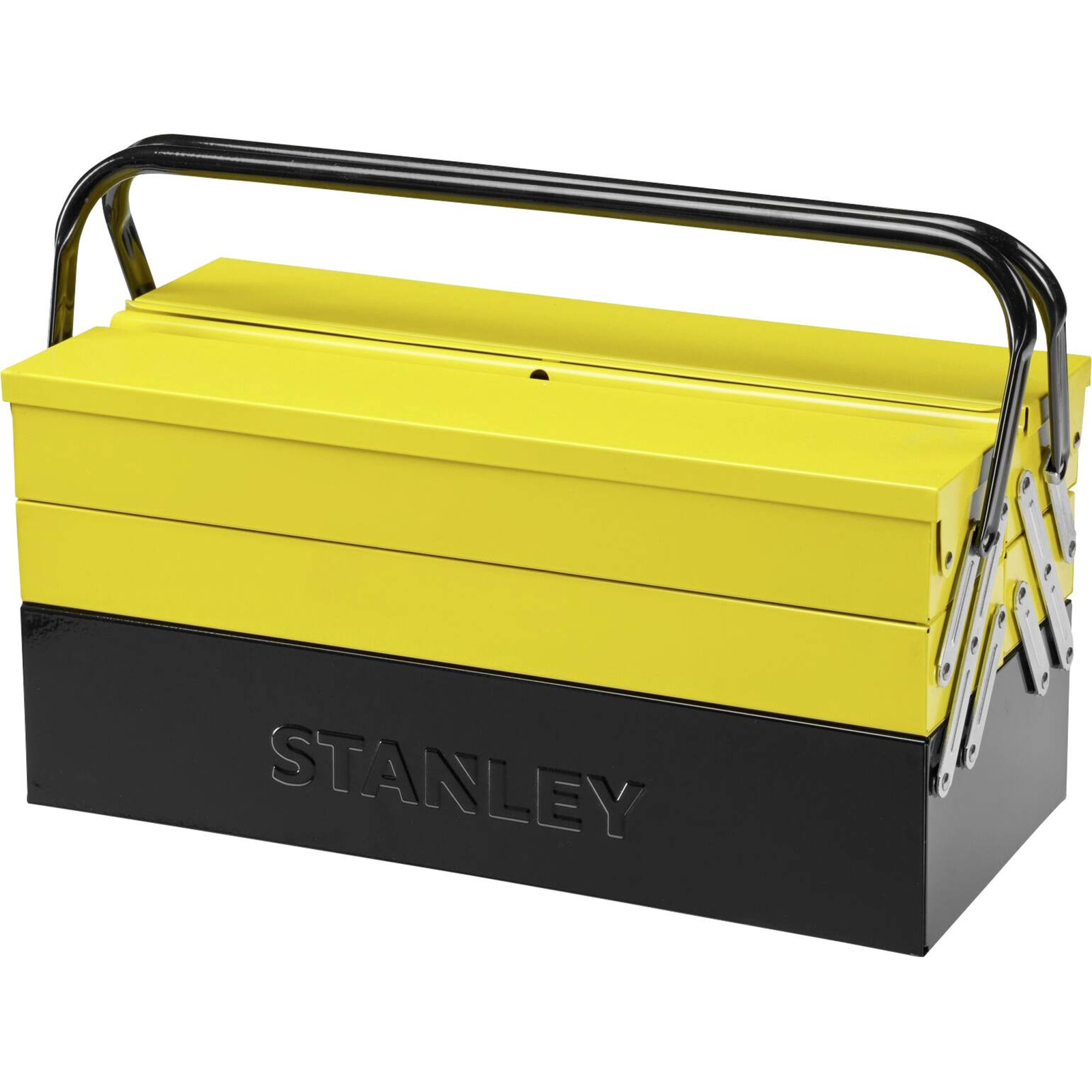 Stanley Metal Tool Box Black Yellow