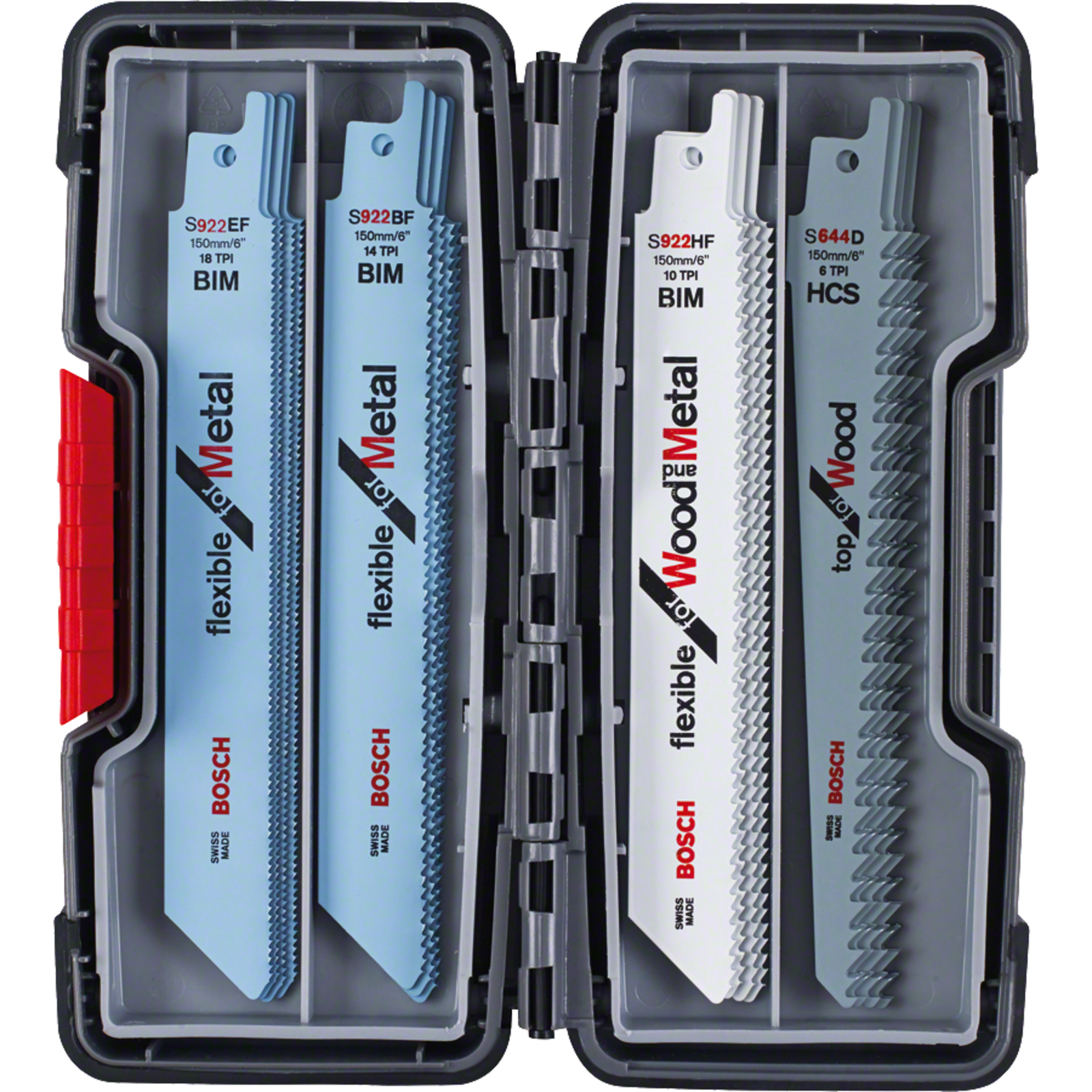 Bosch Flexible Wood And Metal Saw Blade Set Wood with Nails Steel Pipes Profiles 20 Pieces