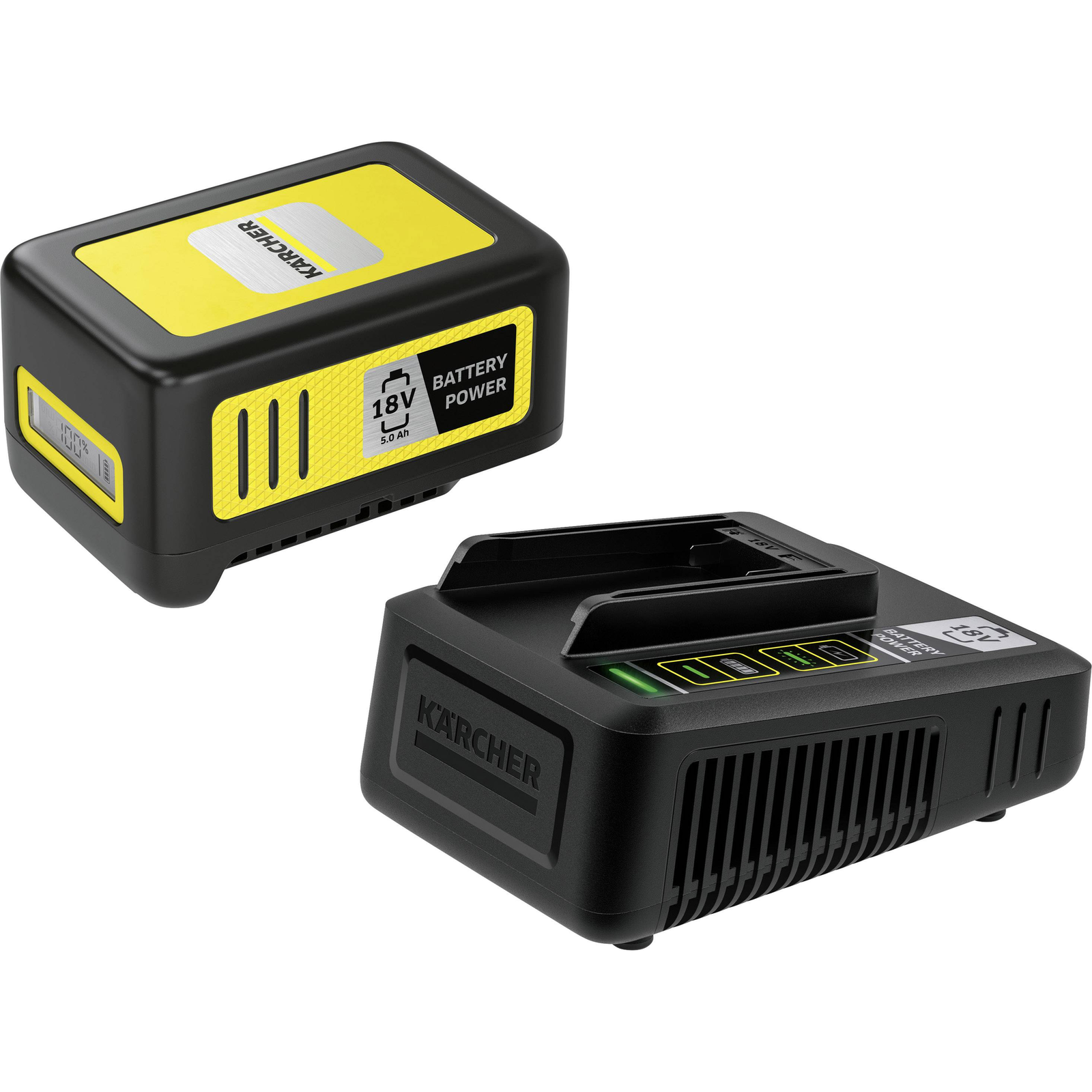 Krcher Power 18/50 Cylinder Vacuum Battery Charger Set