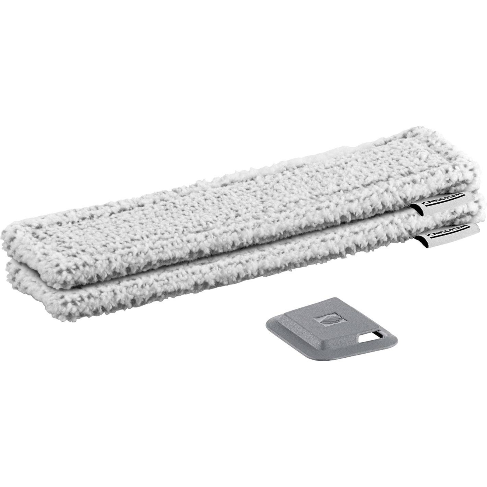 Krcher Home & Garden WV Microfibre Wipe Cover Outdoor Window Vacuum Cleaner Accessory White Grey