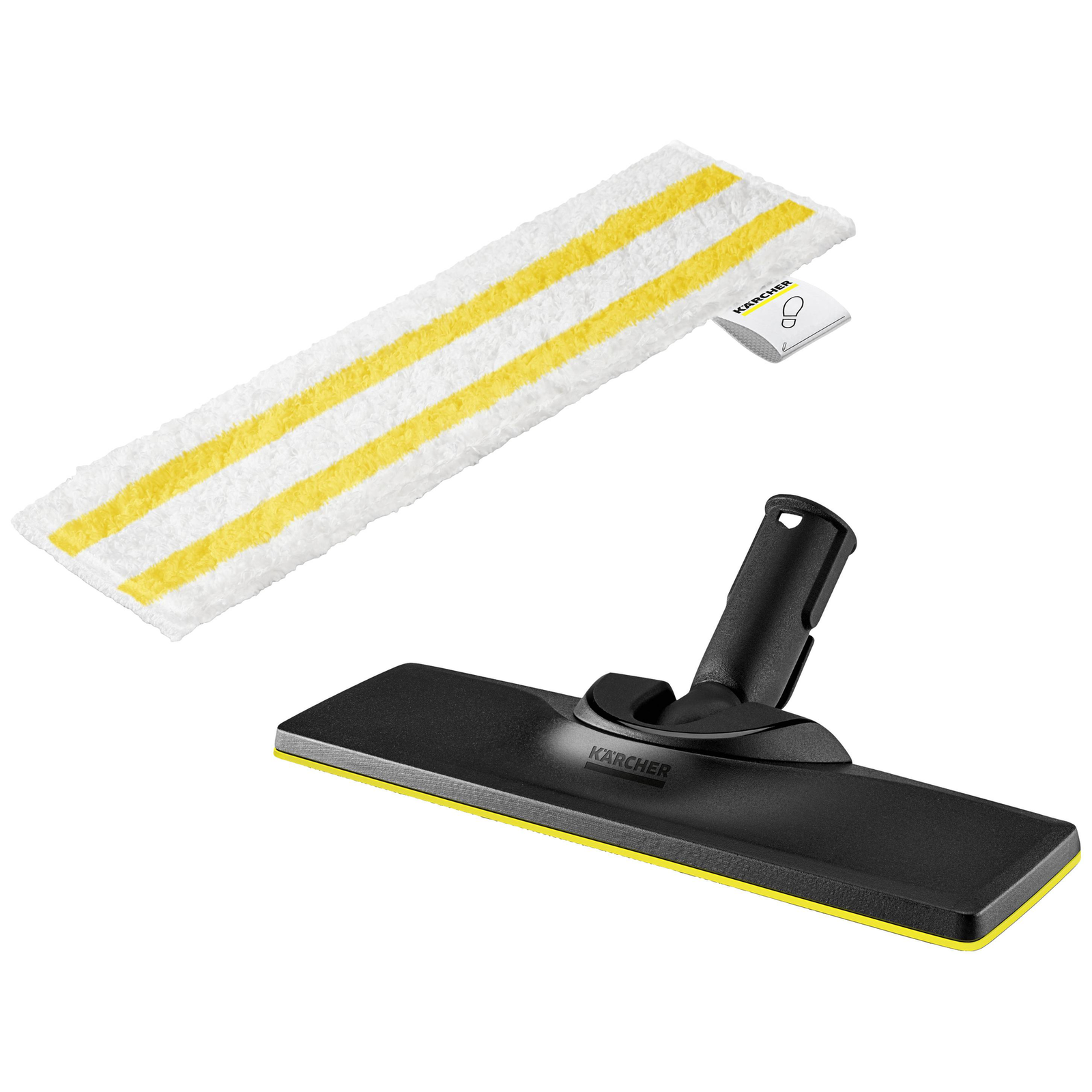 KRCHER Floor Nozzle Set EasyFix Universal Nozzle Set Black White Yellow Scratcher SC 2