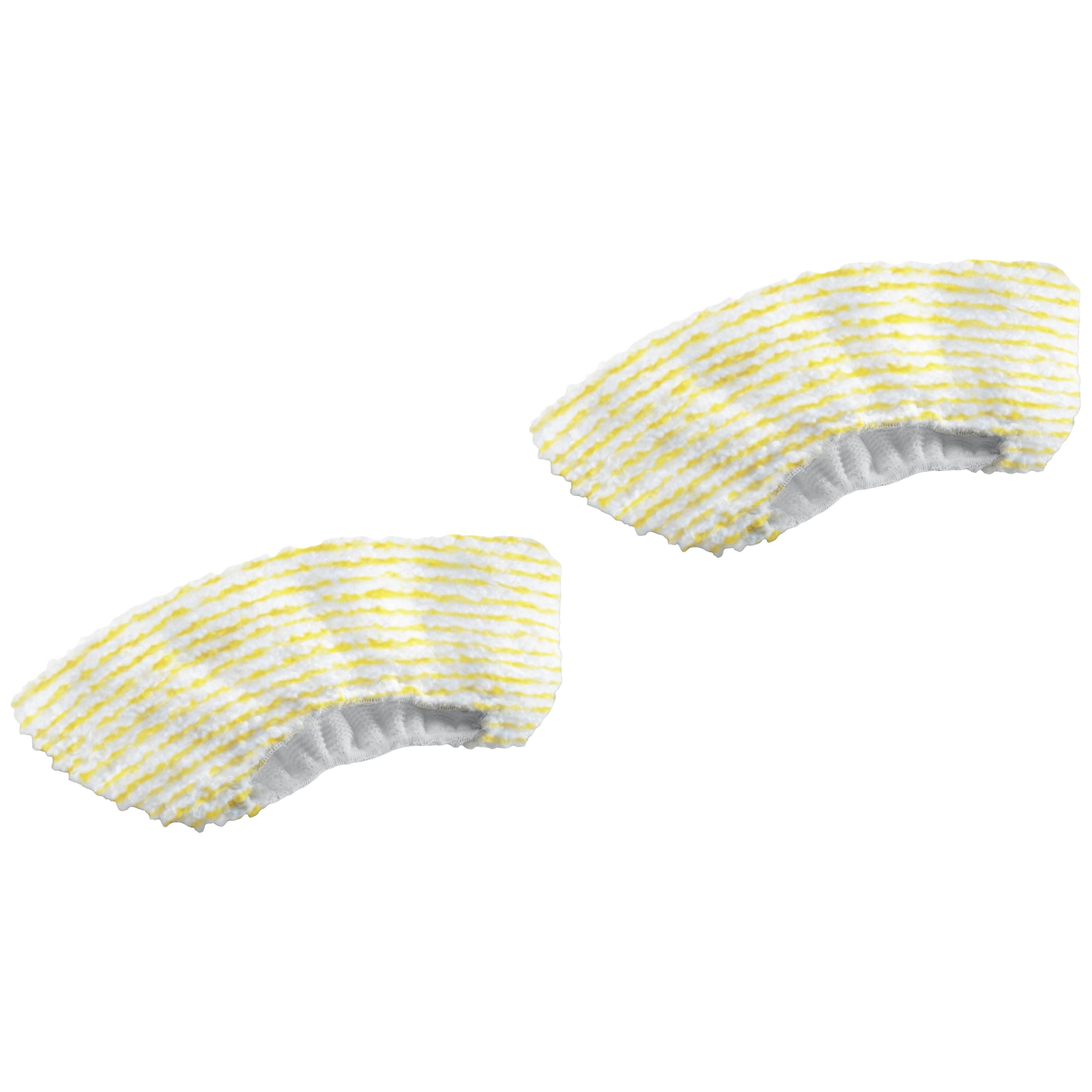 KRCHER 2.863-344.0 Fabric Pads White Yellow Microfiber SC 1 EasyFix SC 3 EasyFix SC