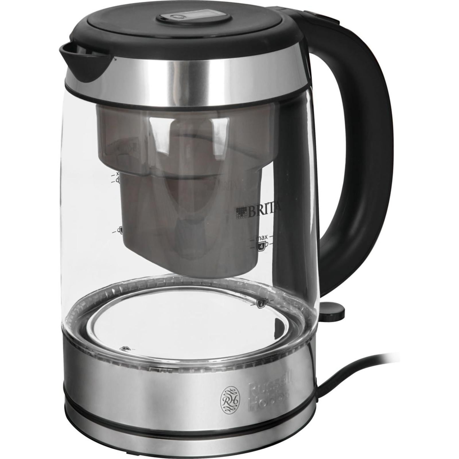 Russell Hobbs 20760-57 Clarity Electric Kettle Stainless Steel/glass