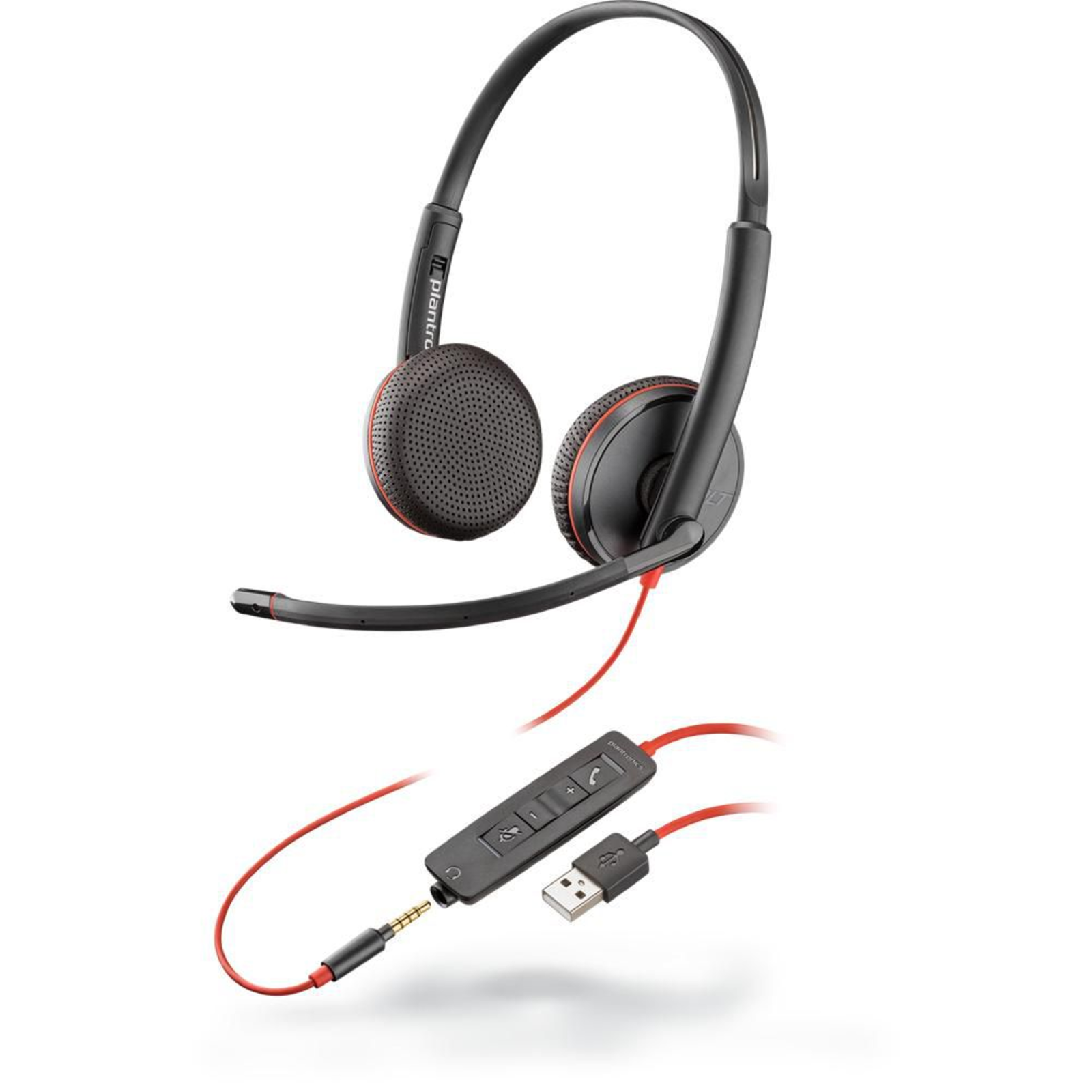 Poly Blackwire C3225 Headset Stereo USB-A No Stand