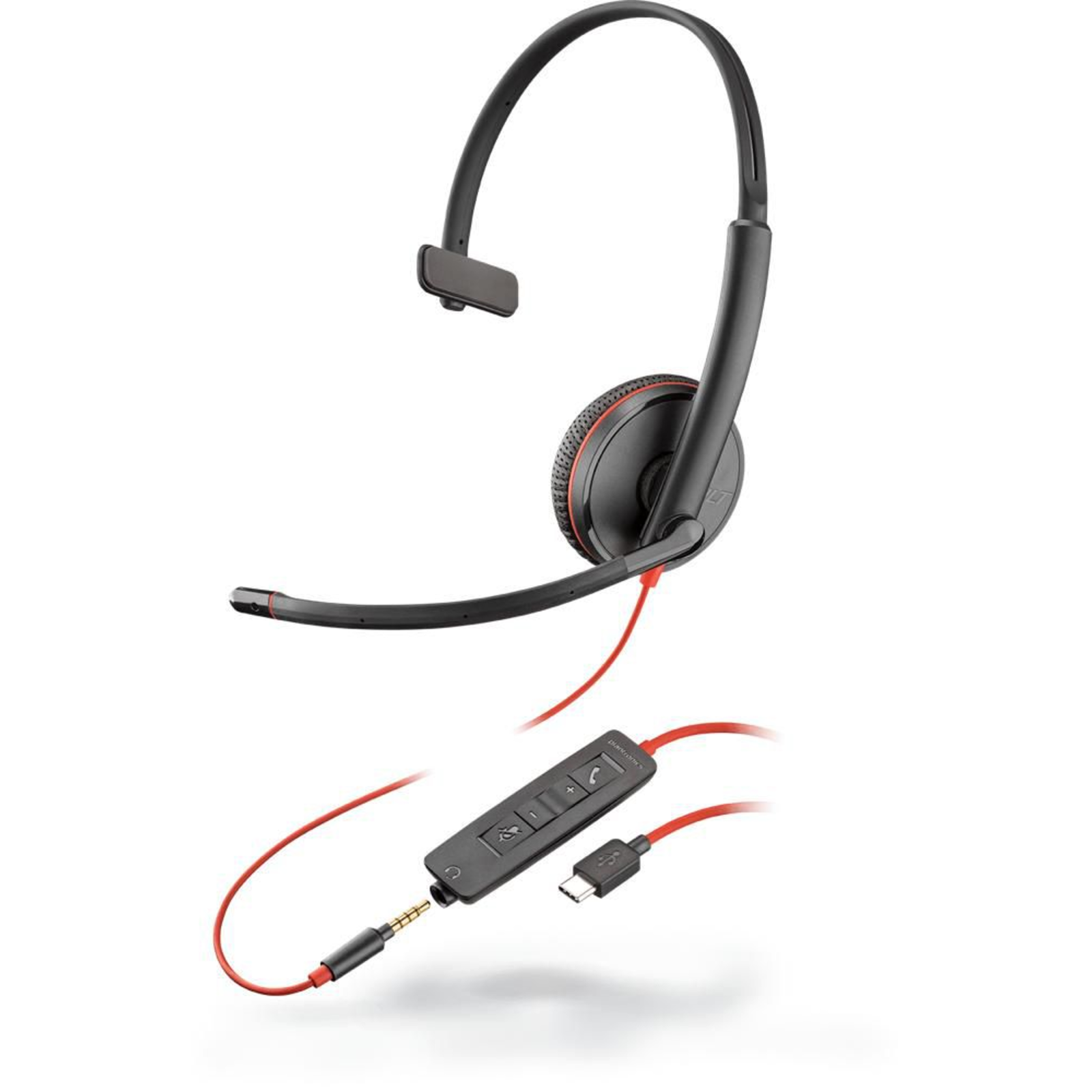 Poly Plantronics Blackwire 3215 Headset Mono USB-C And 3.5mm