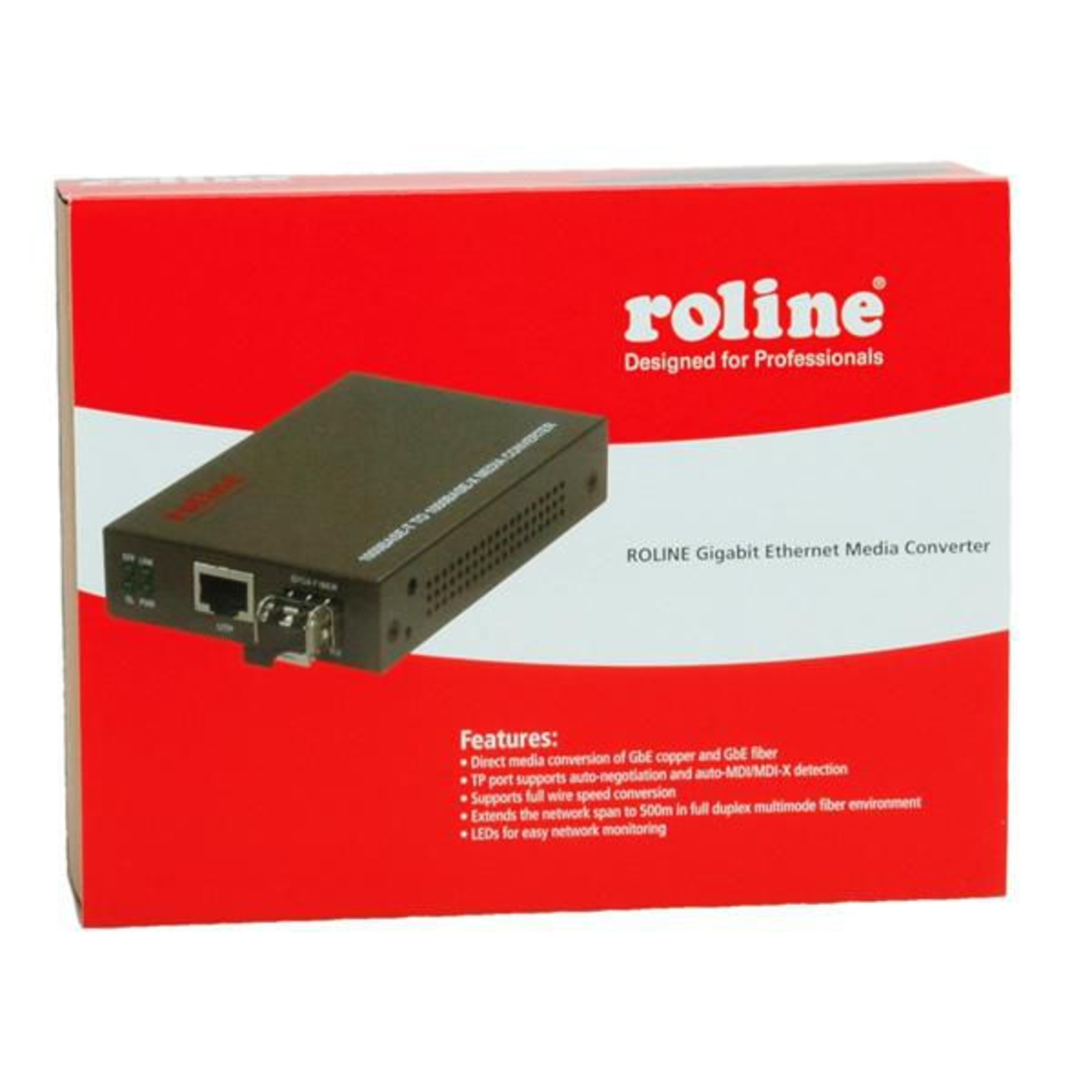 ROLINE RC1000SX-LC Media Converter 1000Base-SX 1000Base-T