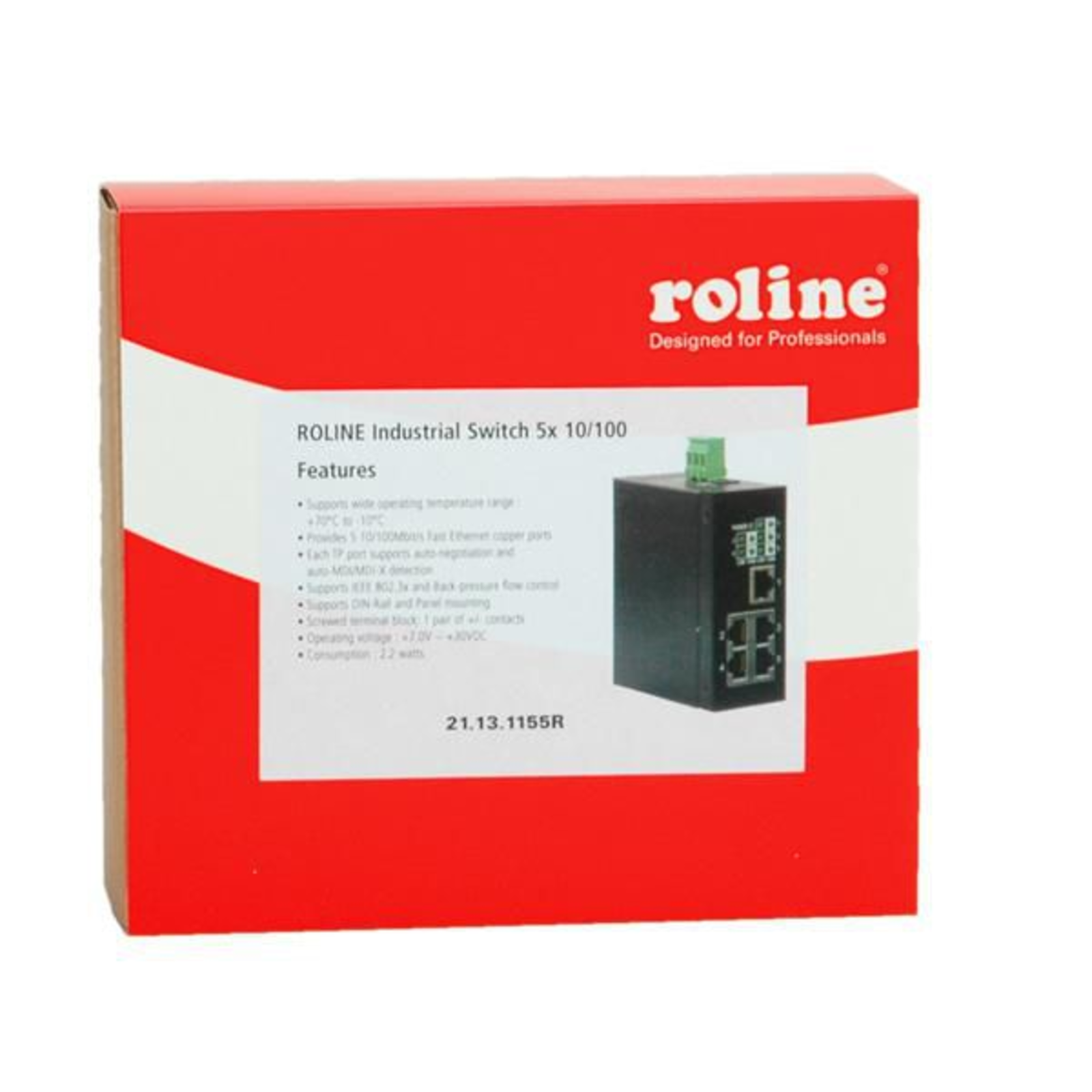 ROLINE Industrial Switch Switch 5 X 10-100