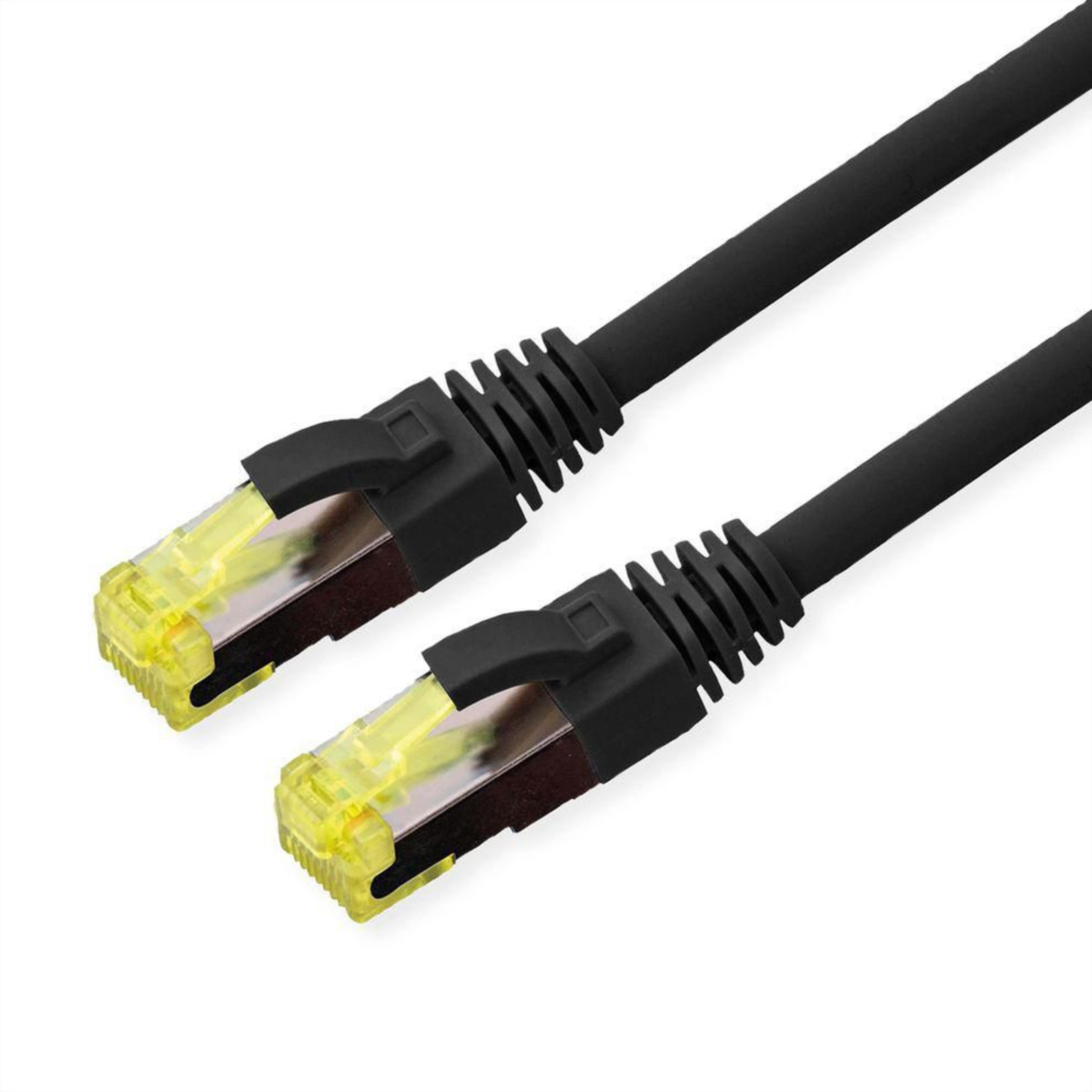 Roline 21.15.0753 RJ45 Network Cable Patch Cable CAT 6a S/FTP 3 M Black 1 Pc.