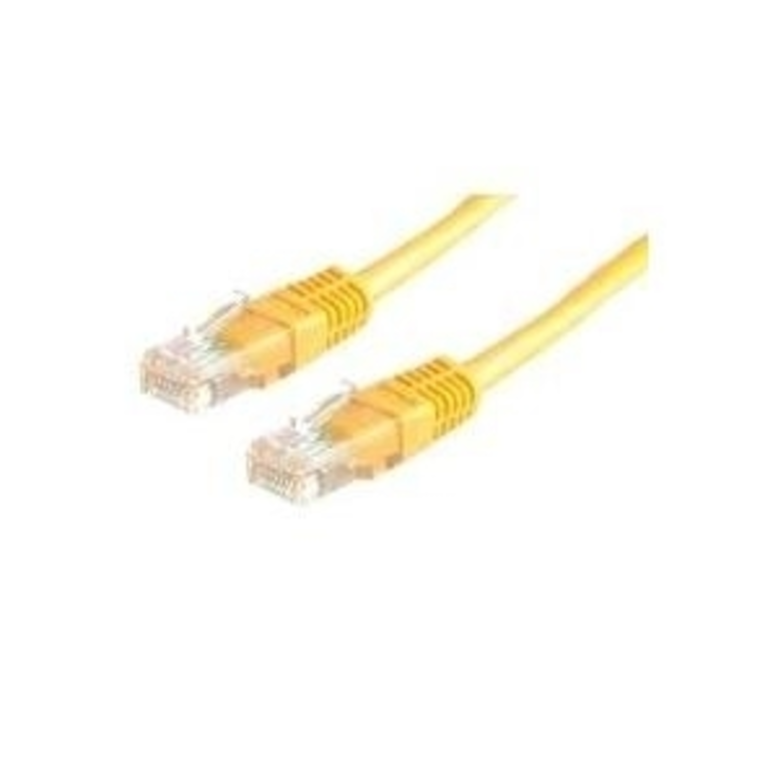 Roline 21.15.1512 RJ45 Network Cable Patch Cable CAT 6 U/UTP 0.30 M Yellow 1 Pc.