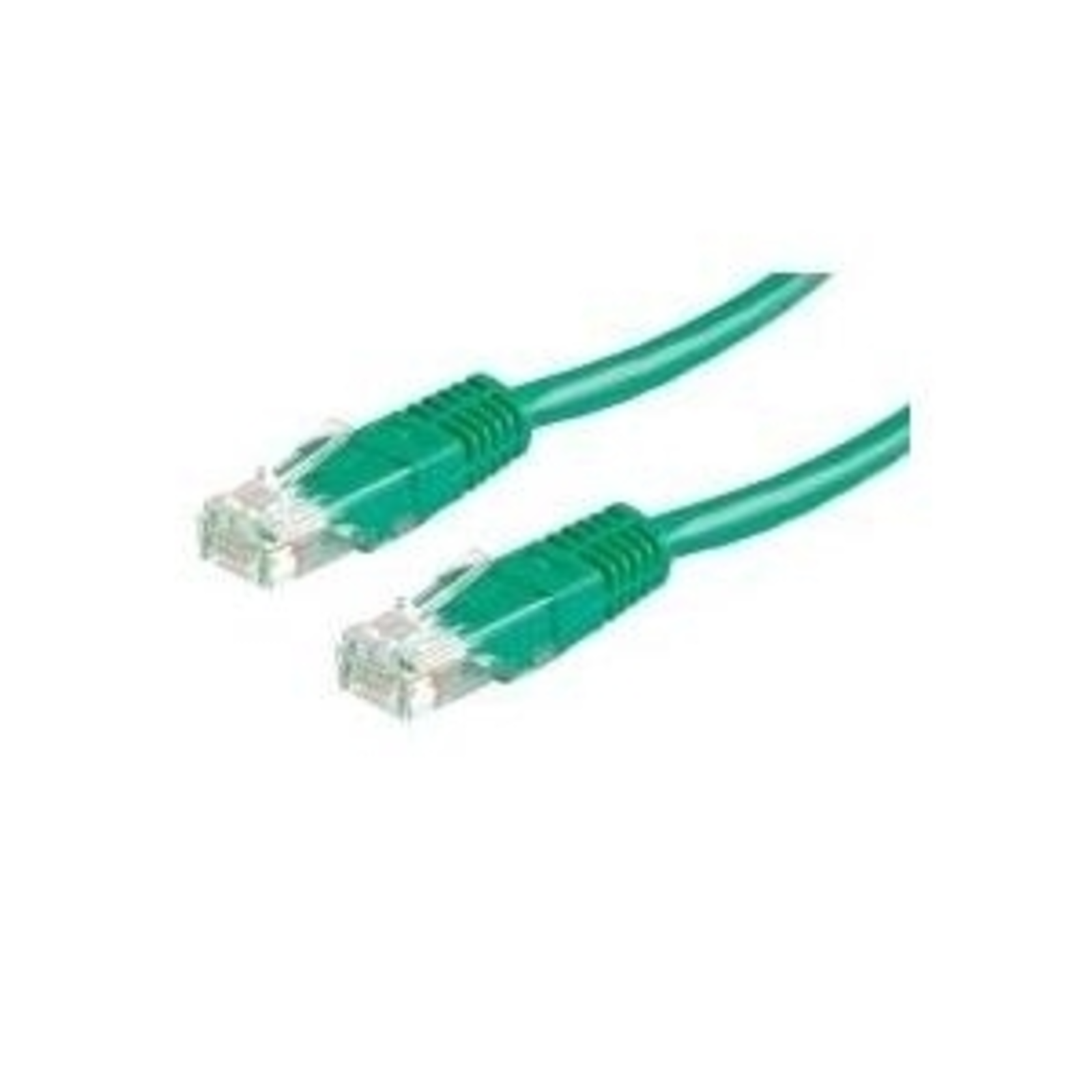 Roline 21.15.1513 RJ45 Network Cable Patch Cable CAT 6 U/UTP 0.30 M Green 1 Pc.