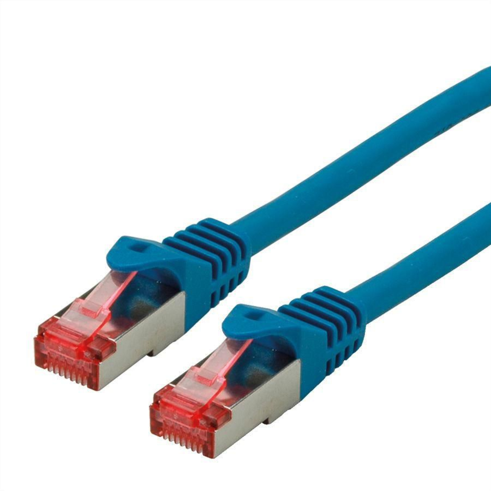 Roline 21.15.2643 RJ45 Network Cable Patch Cable CAT 6 S/FTP 3.00 M Blue 1 Pc.