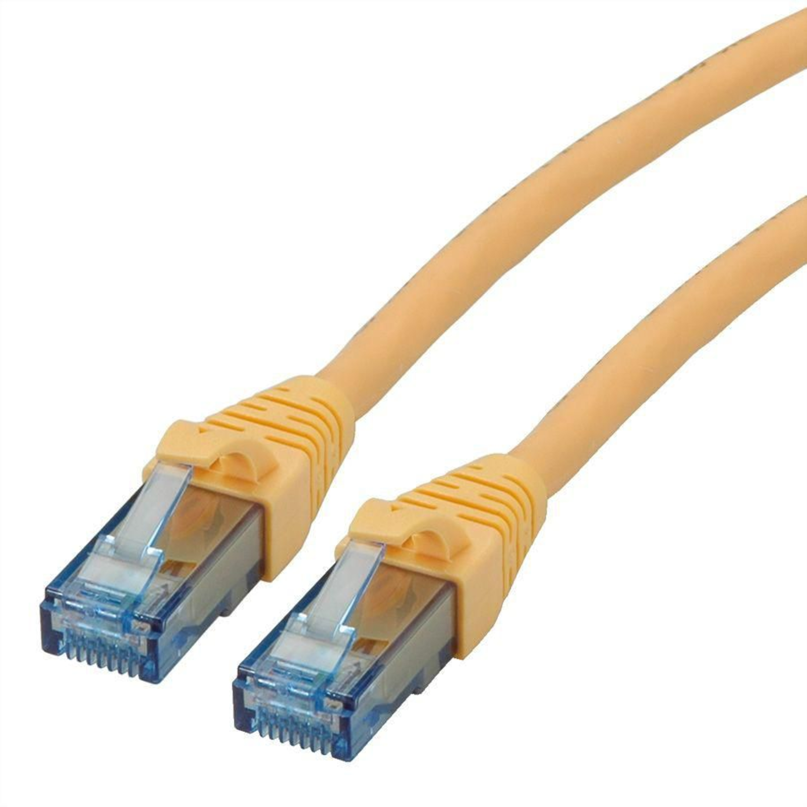 Roline 21.15.2724 RJ45 Network Cable Patch Cable CAT 6a U/UTP 1.50 M Yellow 1 Pc.