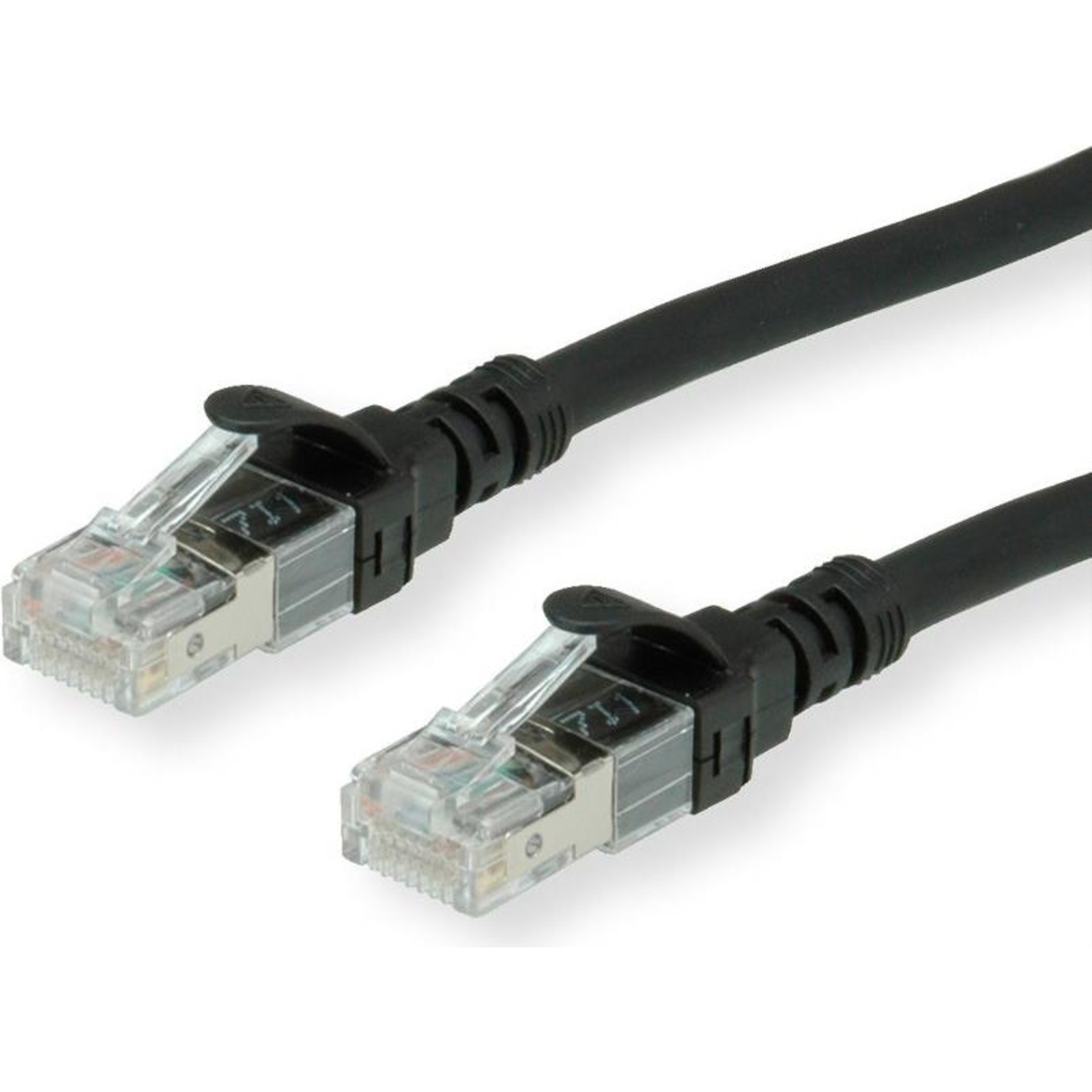 Roline Patch Cable RJ-45 M to RJ-45 M 10 M UTP CAT 6a Black 21.15.2757