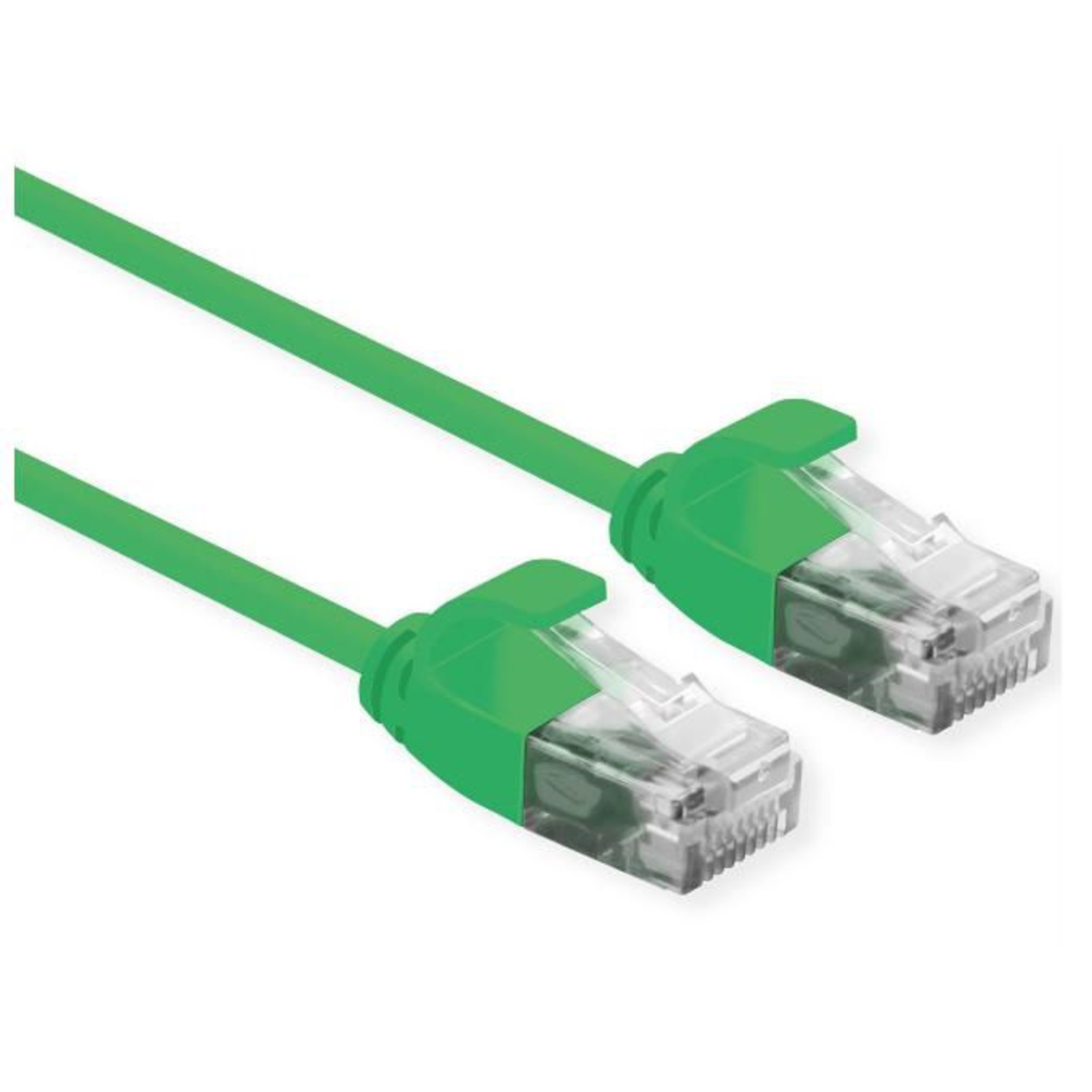 Roline 21.15.3935 RJ45 Network Cable Patch Cable CAT 6a U/UTP 2.00 M Green 1 Pc.