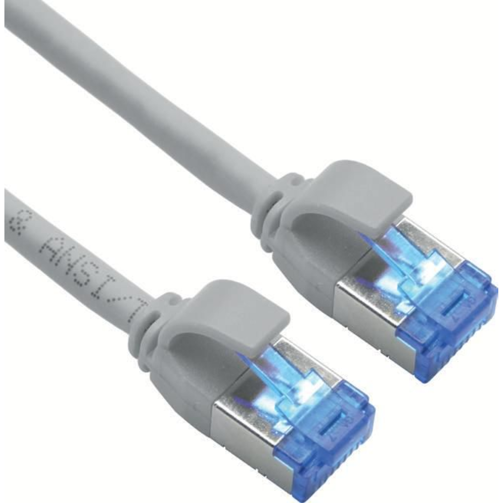 ROLINE S/FTP Patch Cable Cat.6A TPE PoE-compatible Tangle-free Grey 3m Network CAT 6a