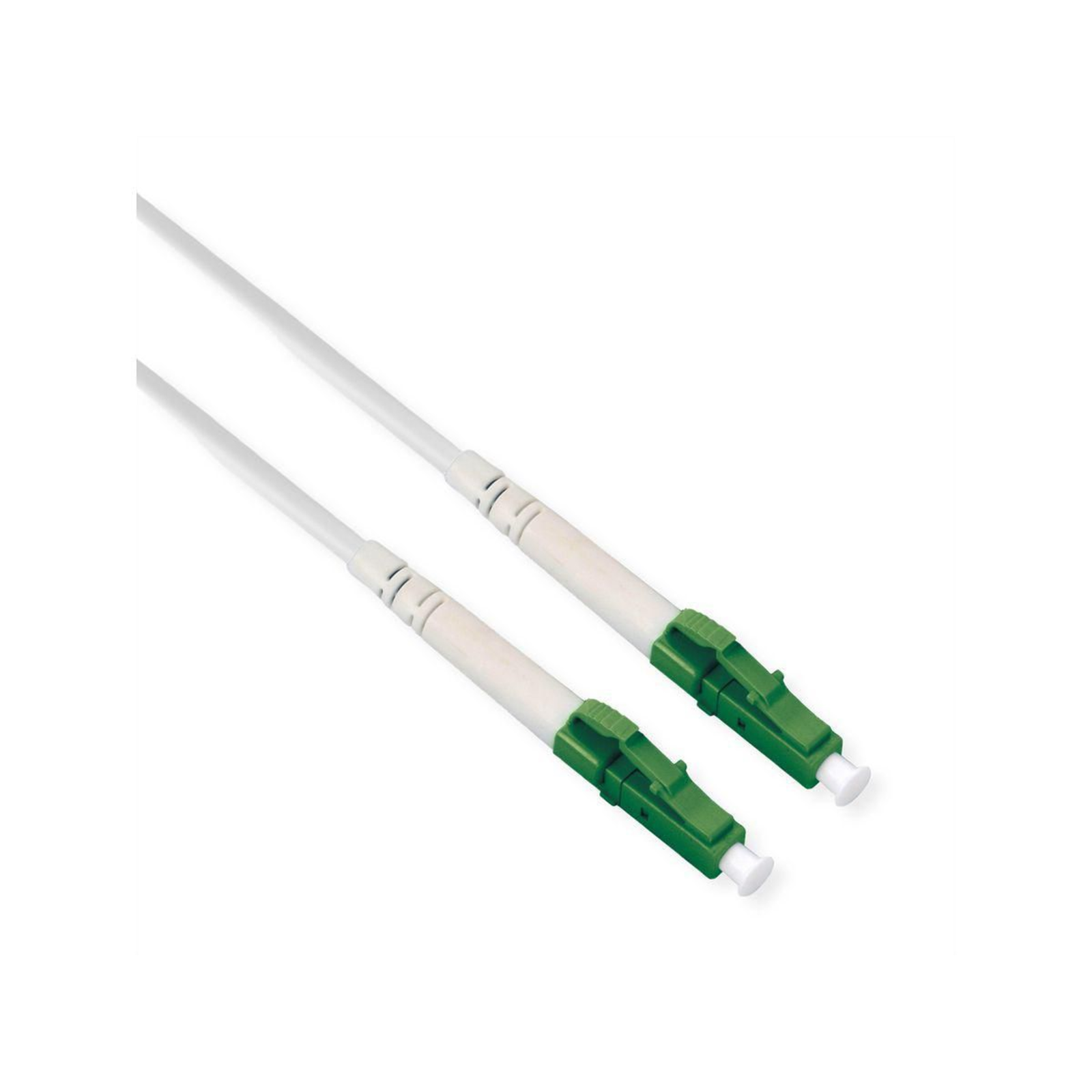 ROLINE Fiber Optic Cable 9/125 Um OS2 LC/LC APC Steel Armoured Simplex LSOH White 15 M