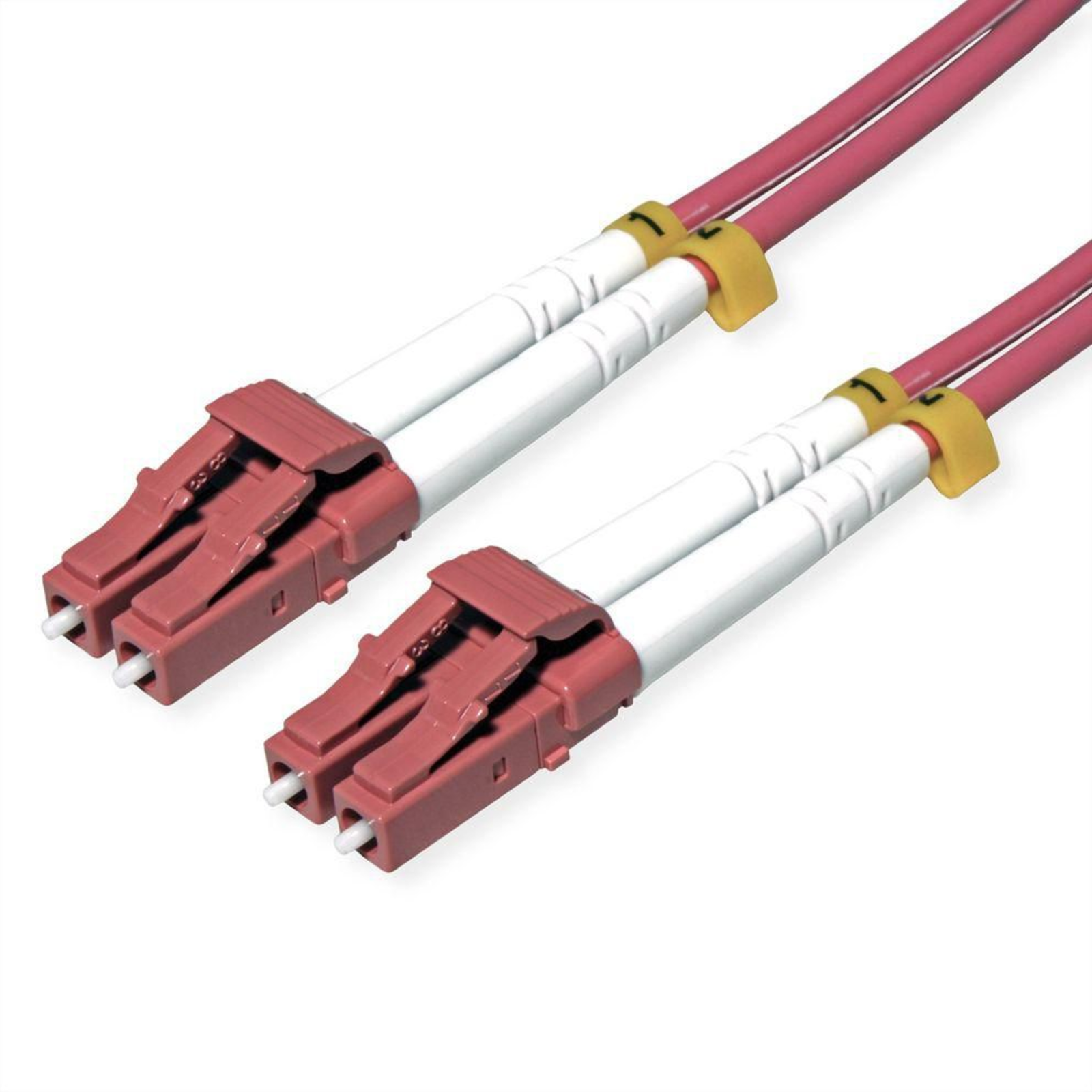 ROLINE Fiber Optic Cable 50/125um OM4 LC/LC Steel-reinforced LSOH Violet 2 M