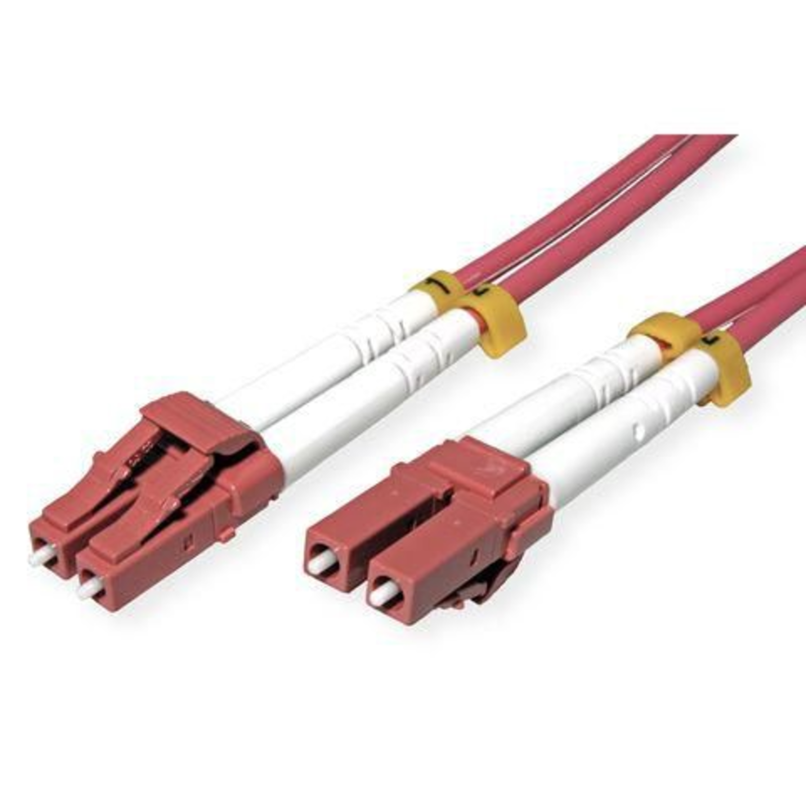 ROLINE Fiber Optic Cable 50/125um OM4 LC/LC Steel-reinforced LSOH Violet 10 M