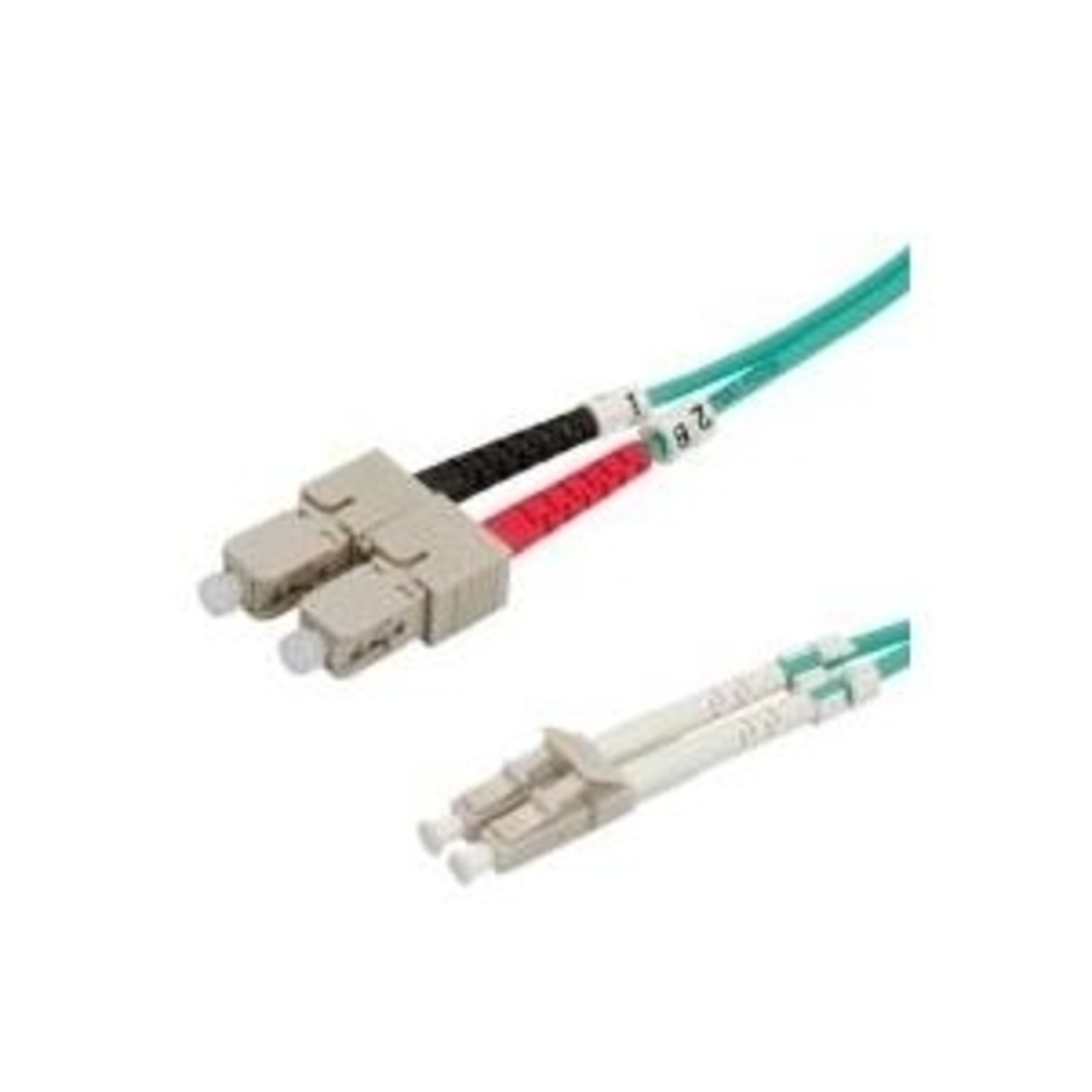 ROLINE Fibre Optic Cable OM3 LC-SC Turquoise 10m 10 M OM3 LC SC
