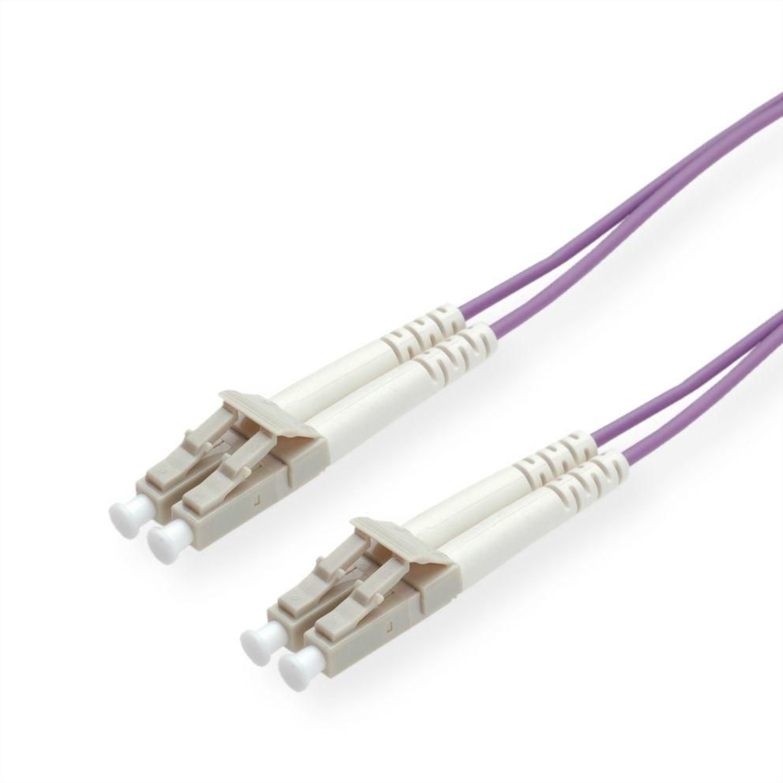 ROLINE Fiber Optic Cable 50/125um OM4 LC/LC Violet 7 M