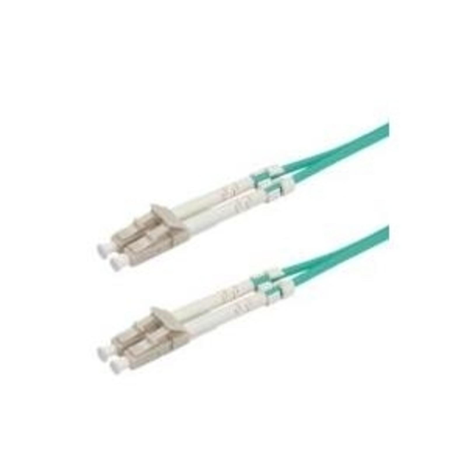 ROLINE Fiber Optic Cable 50/125um OM3 LC/LC Low-loss Connector Turquoise 15 M