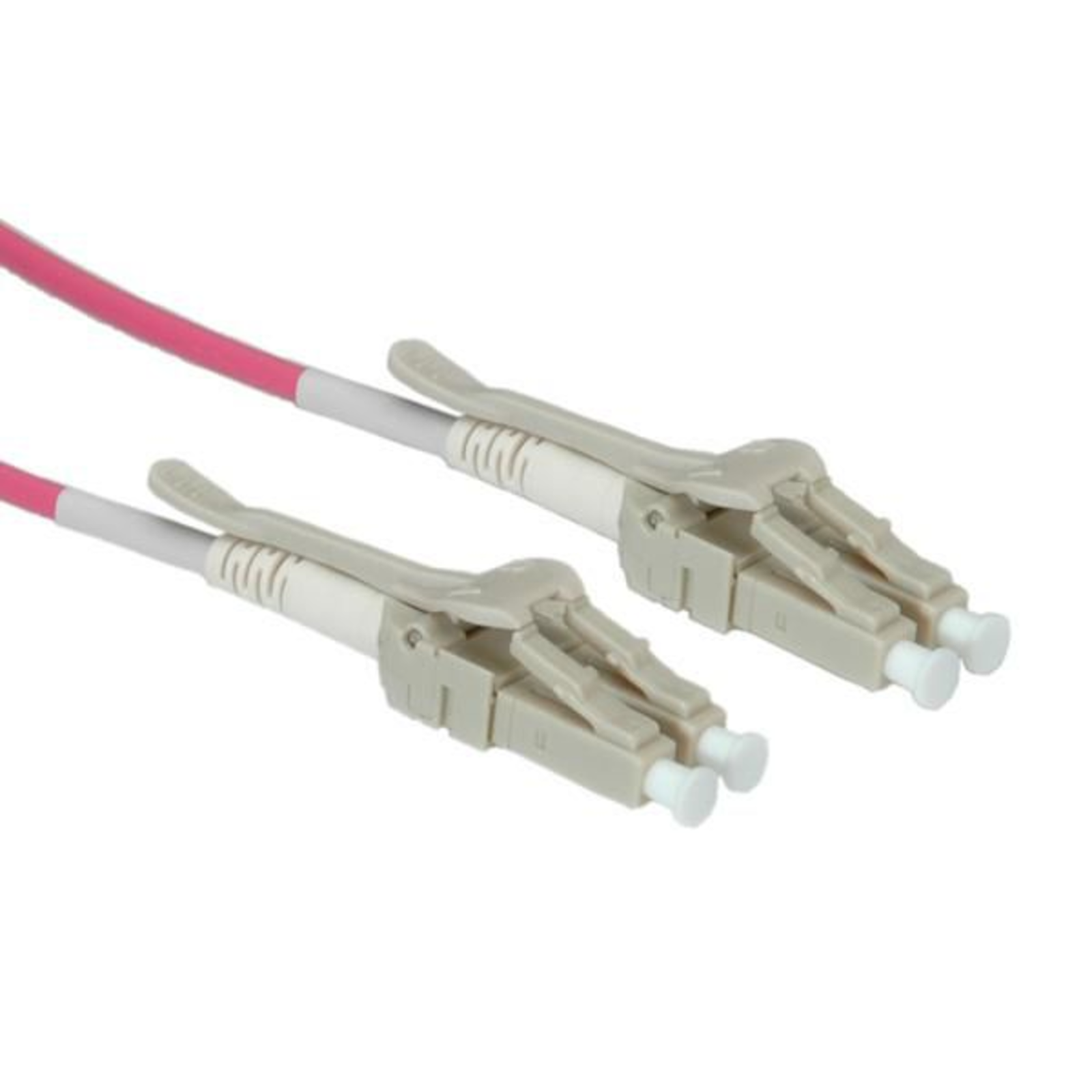 ROLINE Fiber Optic Cable 50/125um OM4 LC/LC Low-loss Connector Violet 1 M