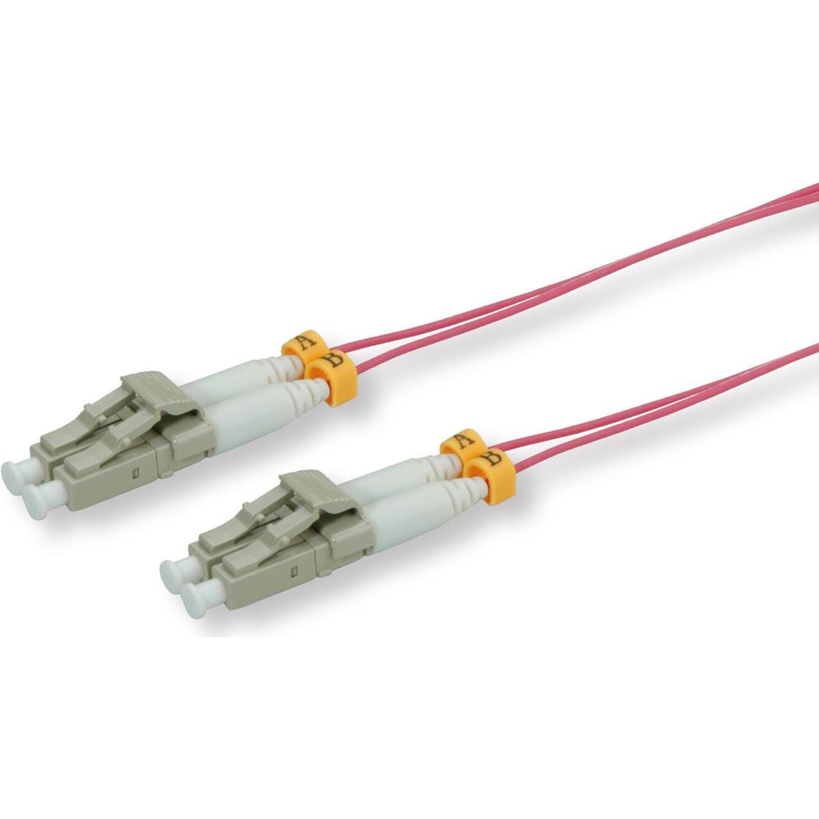 ROLINE Fiber Optic Cable SLIM 50/125um OM4 LSOH LC/LC Violet 2 M