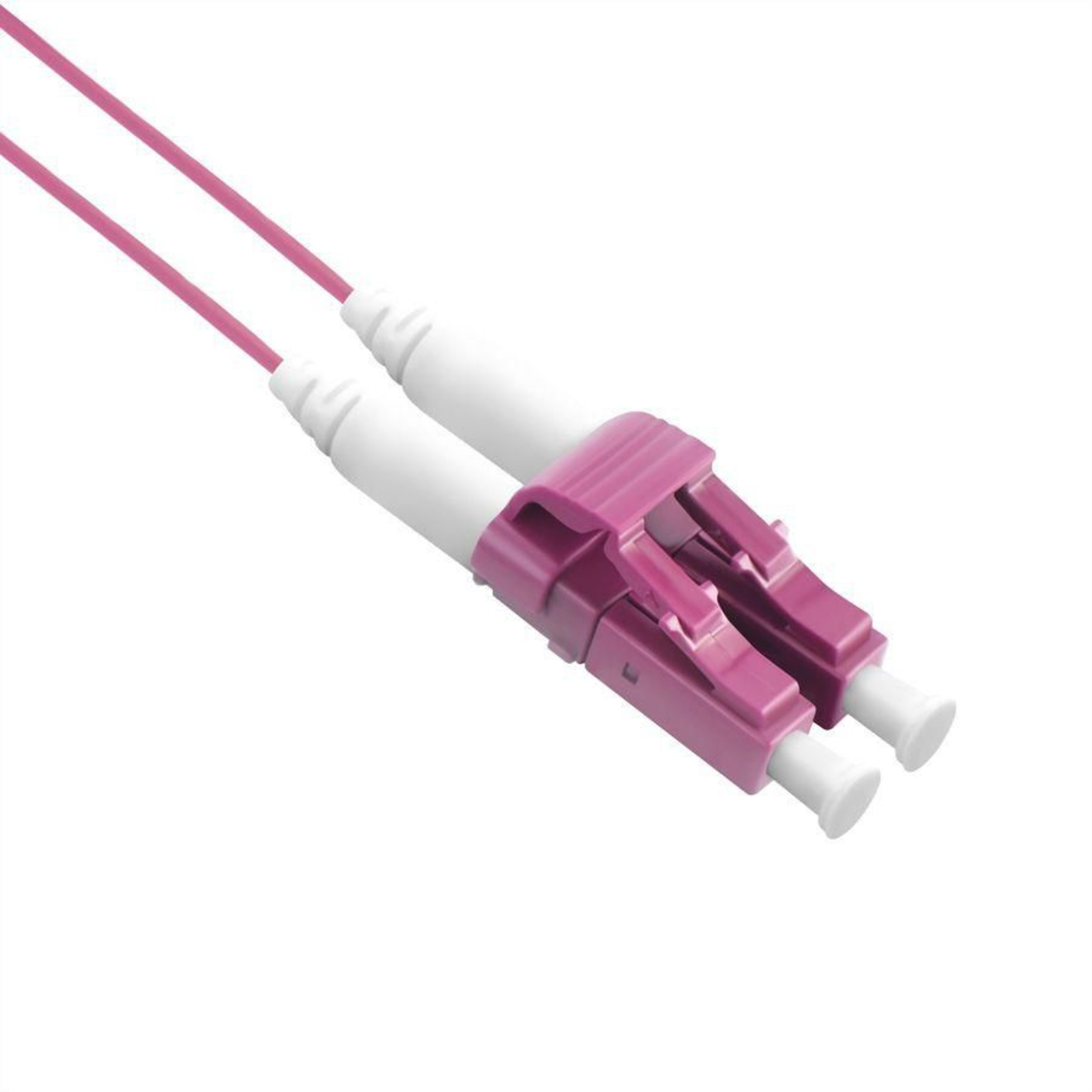 ROLINE Fiber Optic Cable SLIM 50/125um OM4 LSOH LC/LC Violet 5 M
